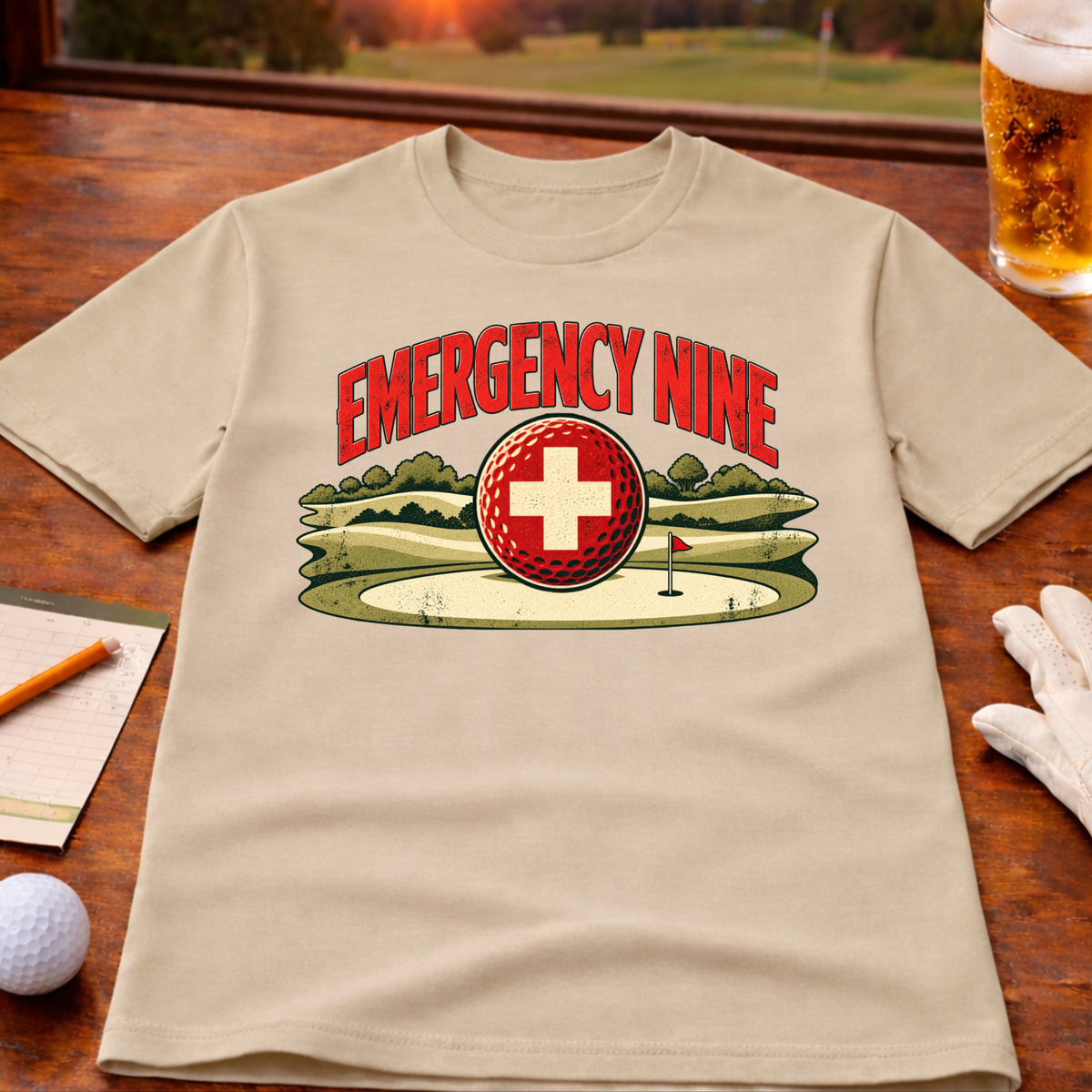 Emergency Nine Golf T-Shirt