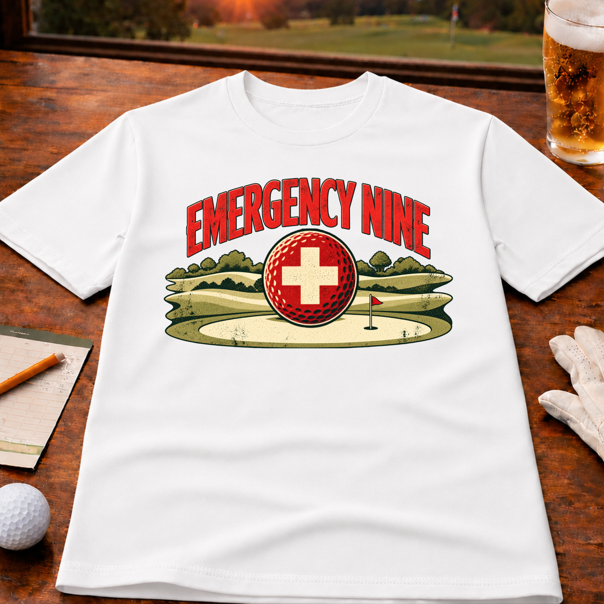 Emergency Nine Golf T-Shirt