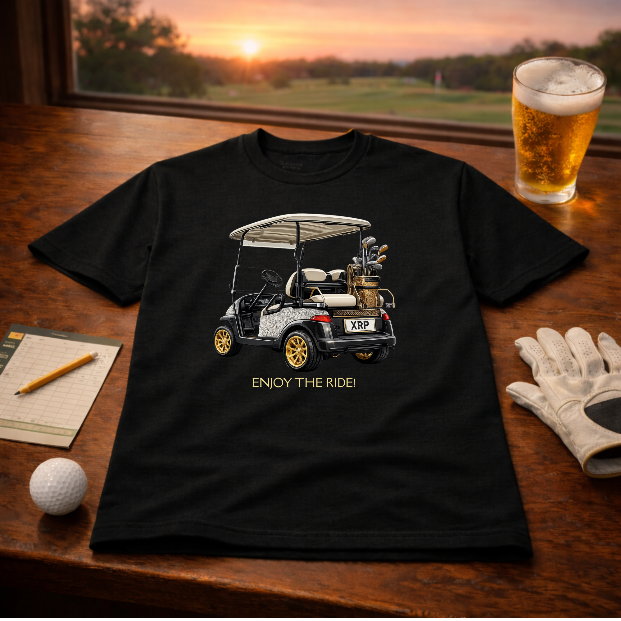 ENJOY THE RIDE T-SHIRT - GOLF PEG COLLECTION