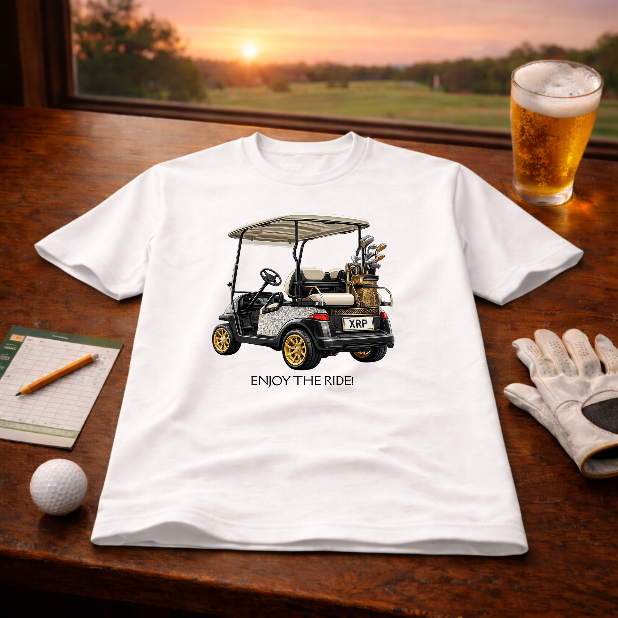 ENJOY THE RIDE T-SHIRT - GOLF PEG COLLECTION