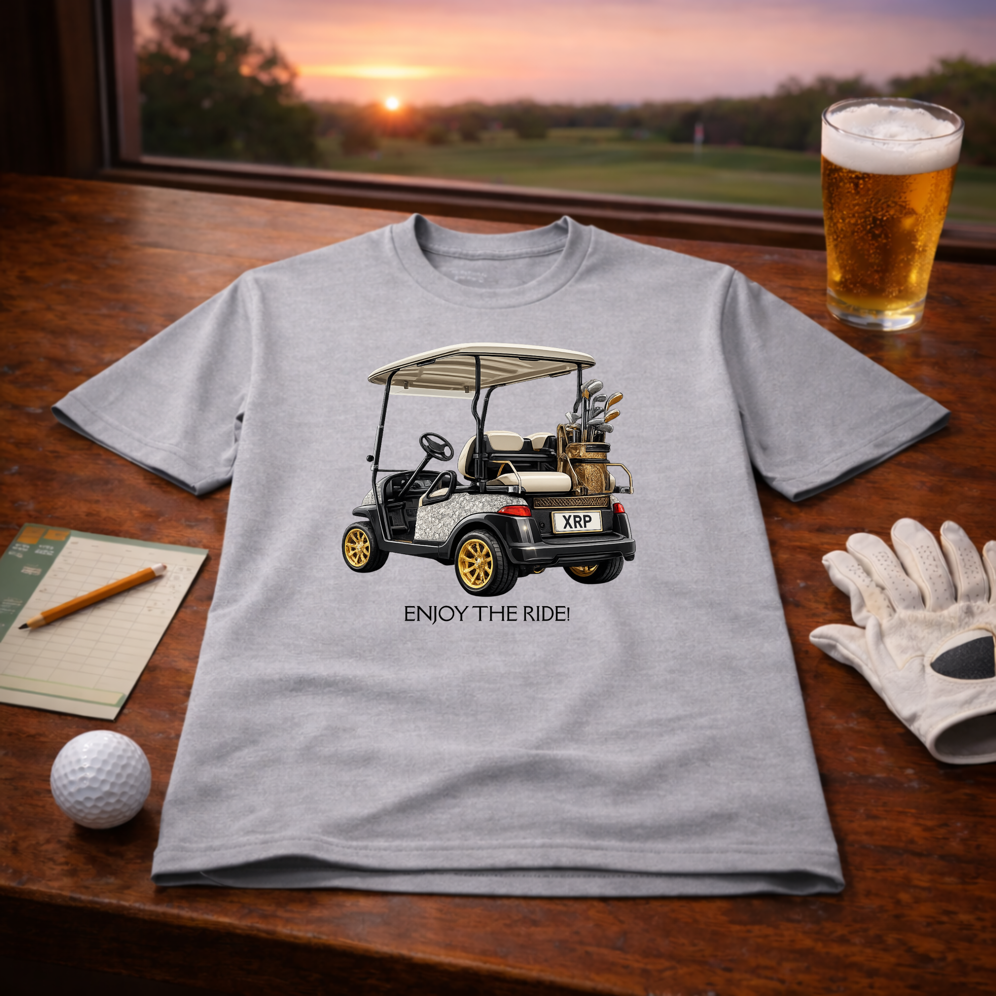 ENJOY THE RIDE T-SHIRT - GOLF PEG COLLECTION
