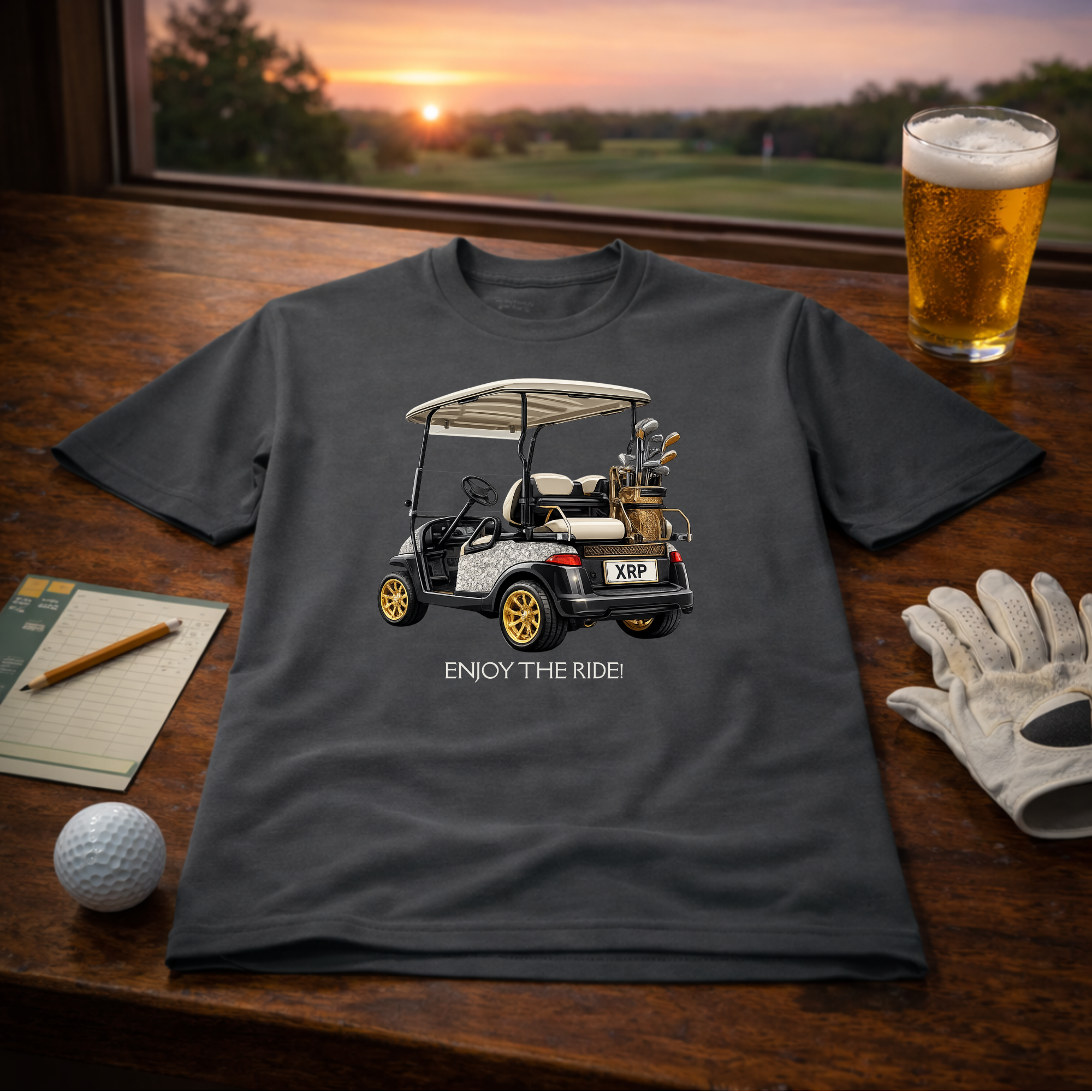 ENJOY THE RIDE T-SHIRT - GOLF PEG COLLECTION