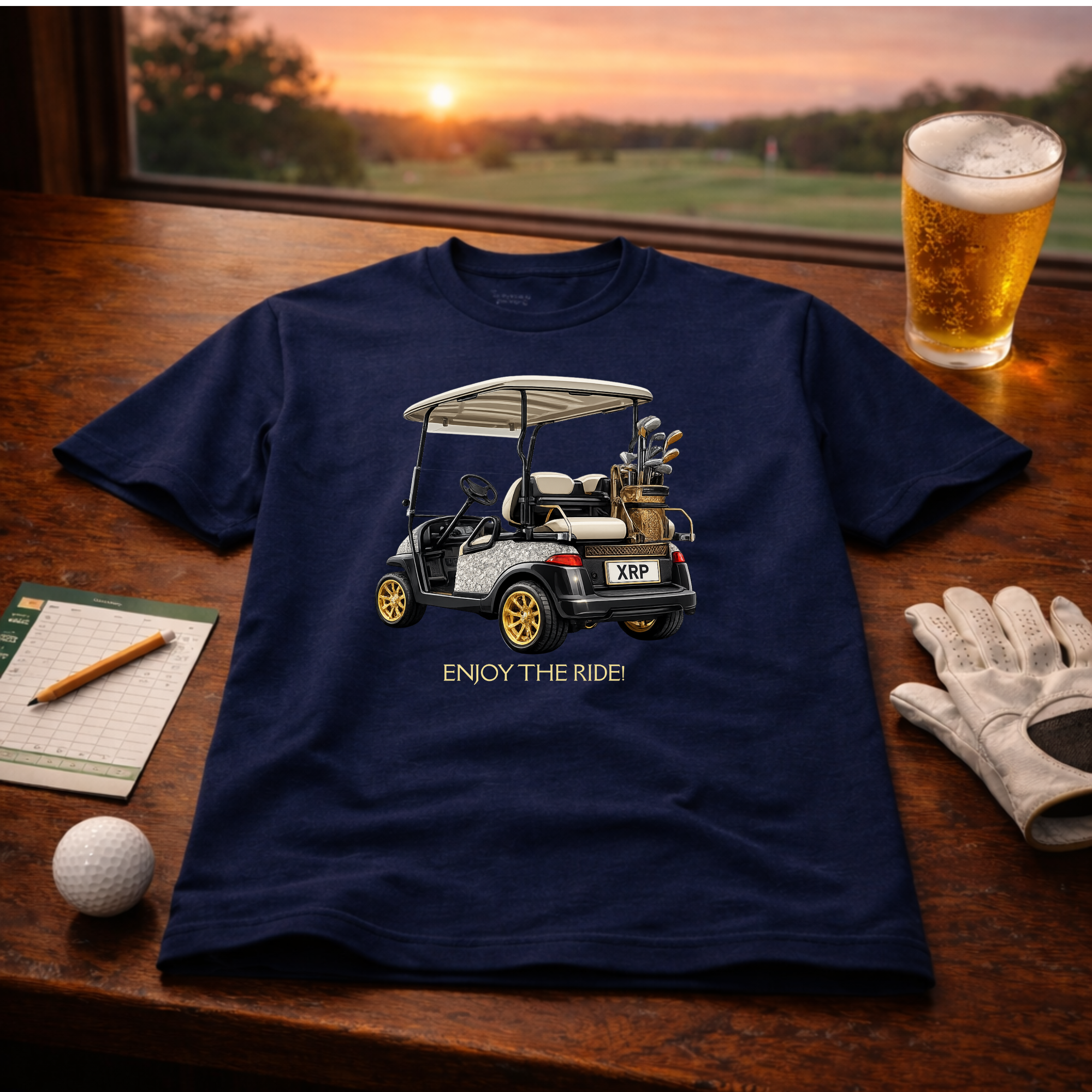 ENJOY THE RIDE T-SHIRT - GOLF PEG COLLECTION