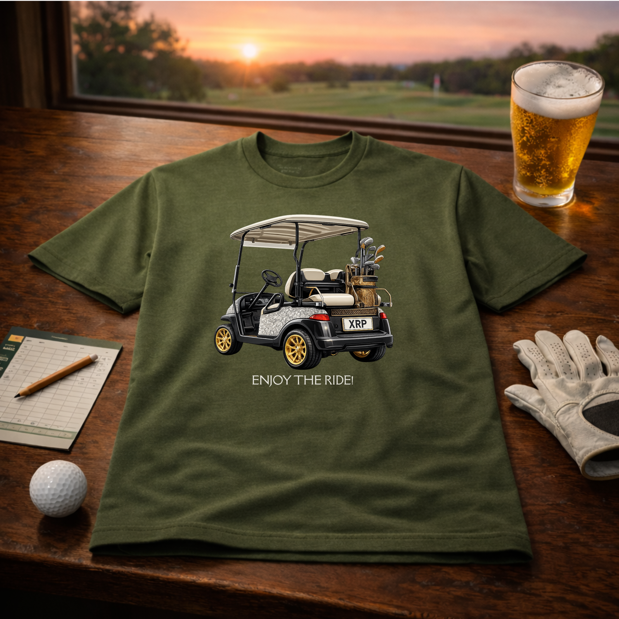 ENJOY THE RIDE T-SHIRT - GOLF PEG COLLECTION