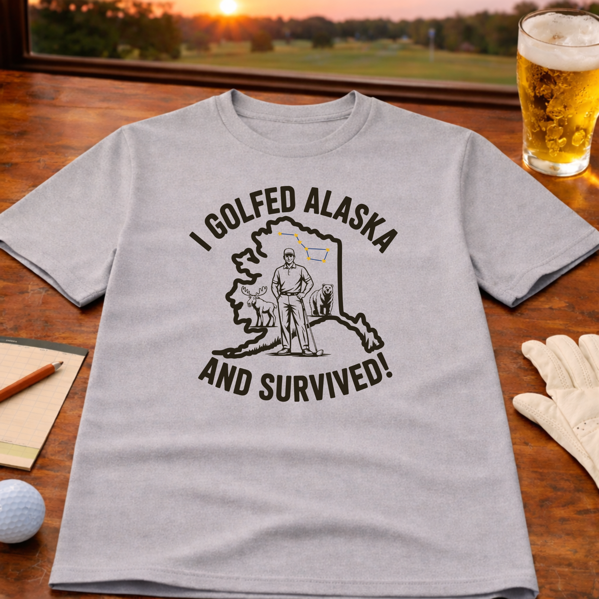 I GOLFED ALASKA & SURVIVED T-Shirt