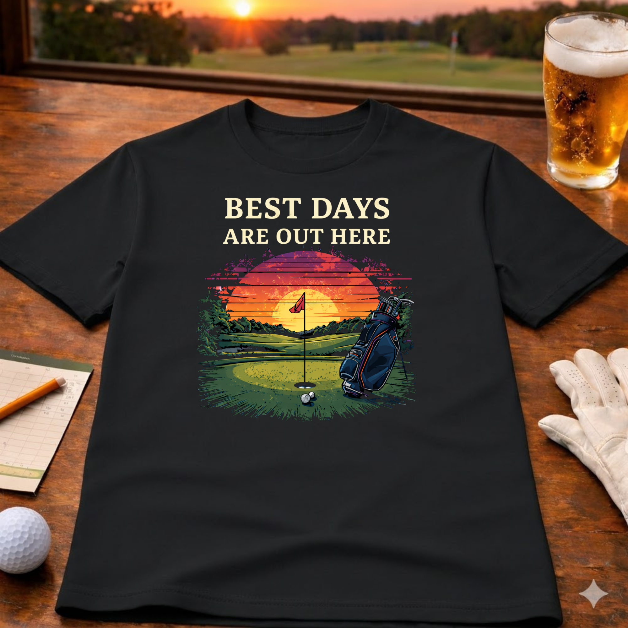 BEST DAYS ARE OUT HERE T-SHIRT