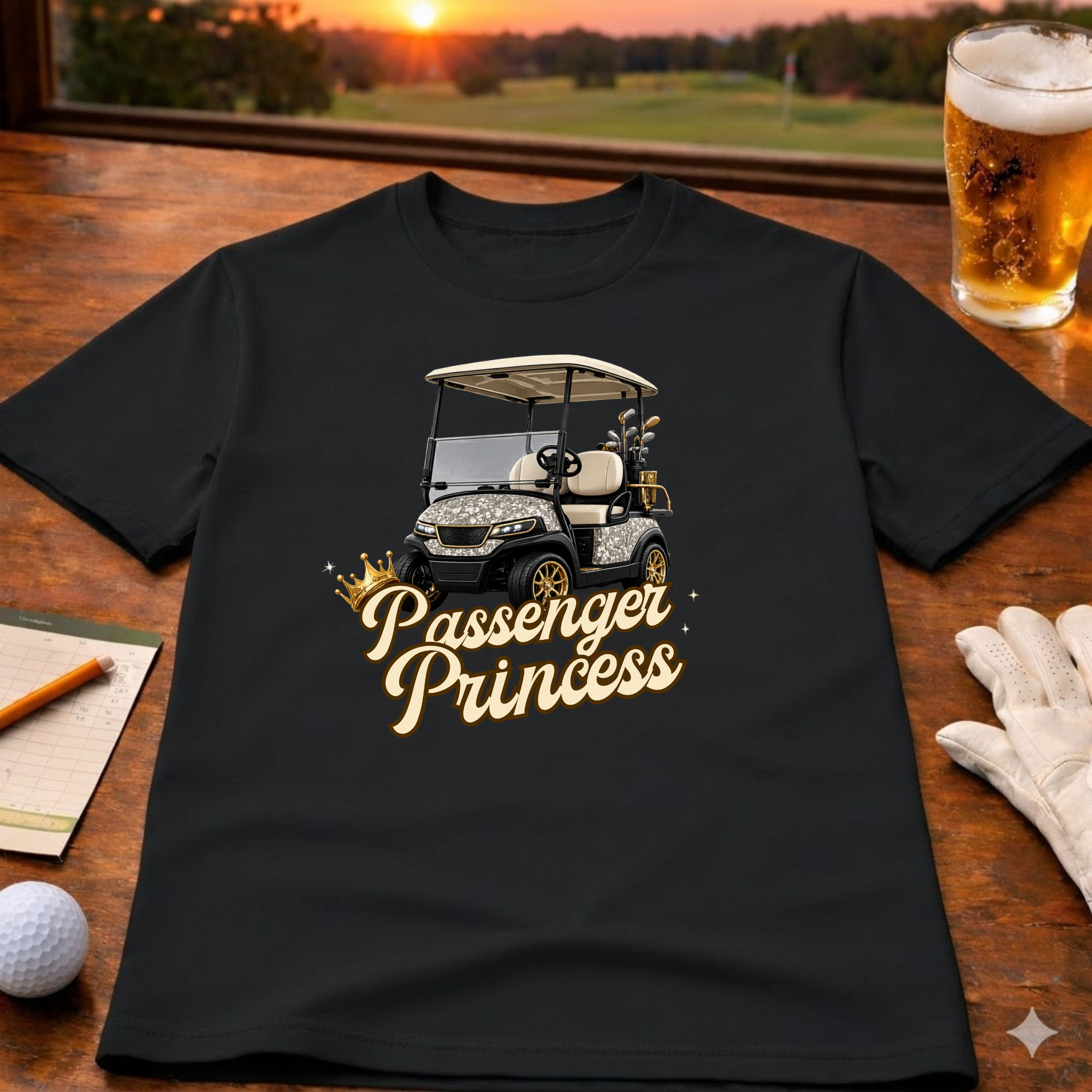 Passenger Princess – Golf Cart Lifestyle T-Shirt