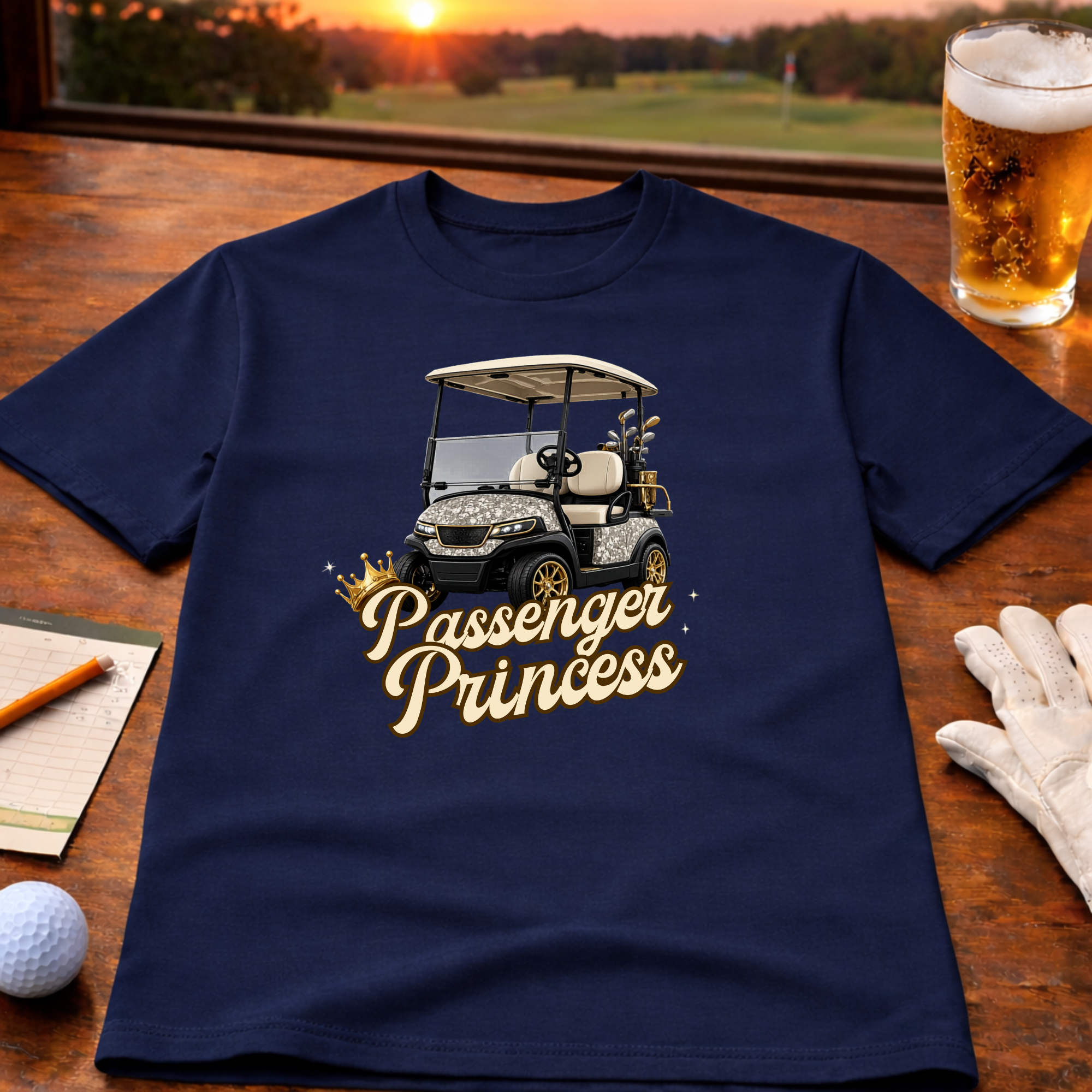Passenger Princess – Golf Cart Lifestyle T-Shirt