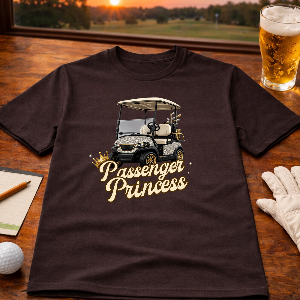 Passenger Princess – Golf Cart Lifestyle T-Shirt
