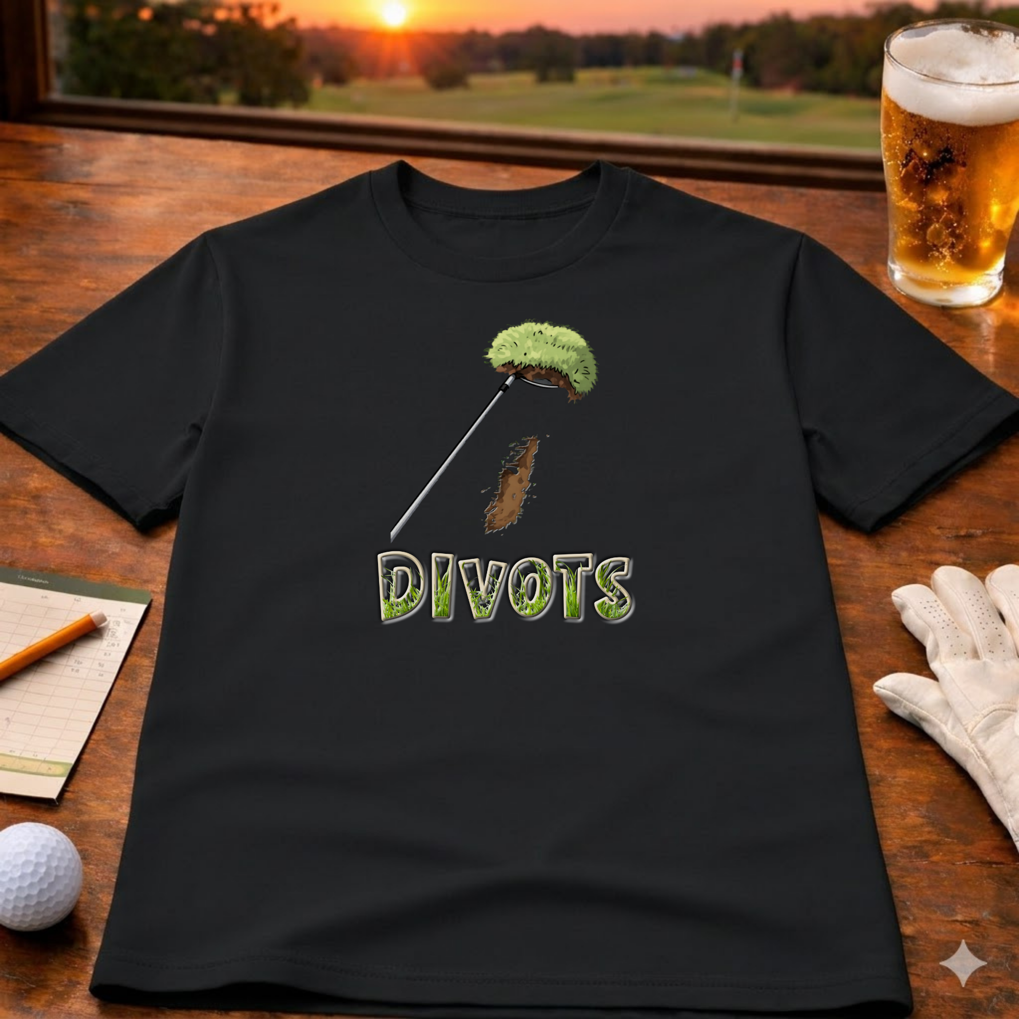 Divots – A Mark of a Real Golfer • T-Shirt