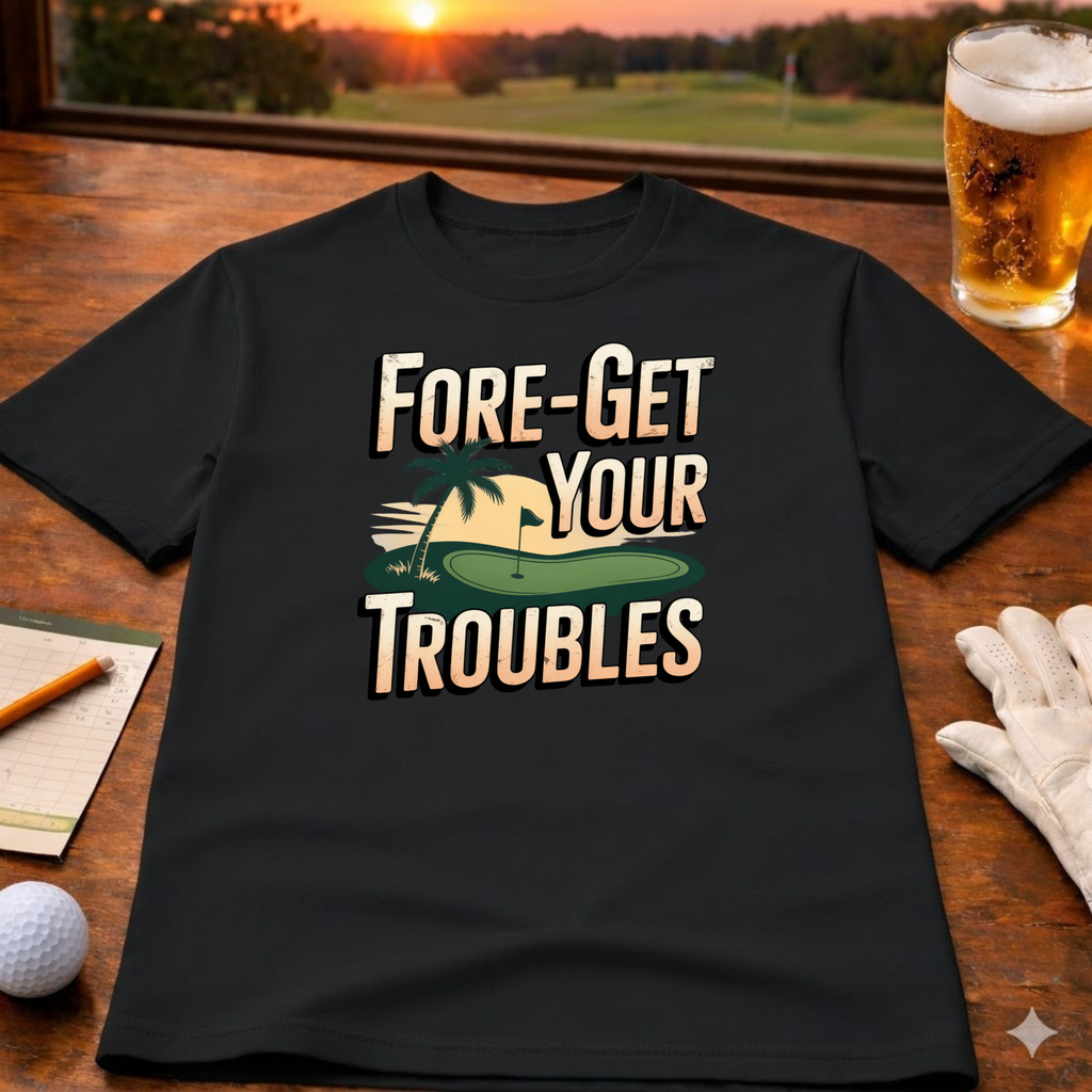 Fore-Get Your Troubles - T-Shirt