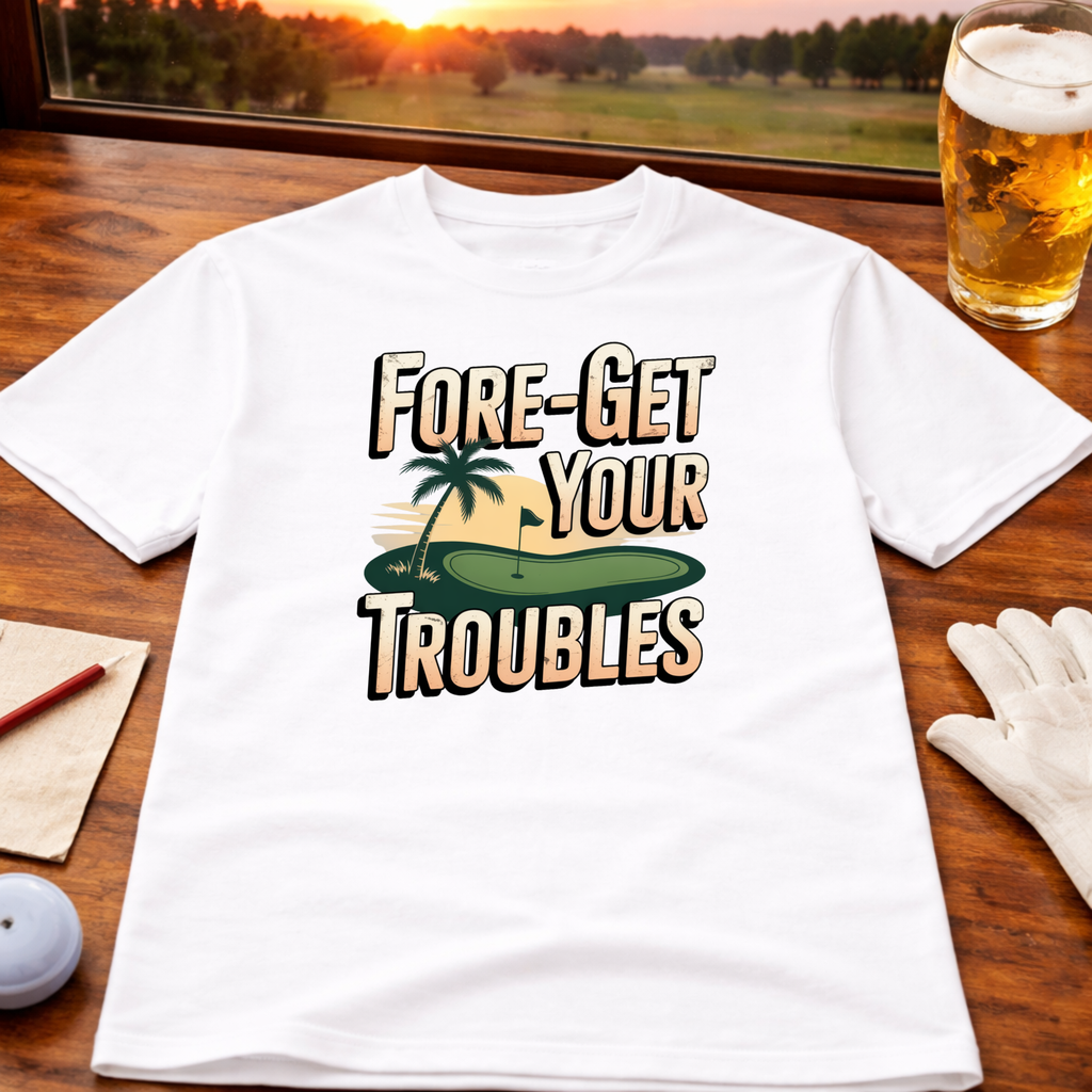 Fore-Get Your Troubles - T-Shirt