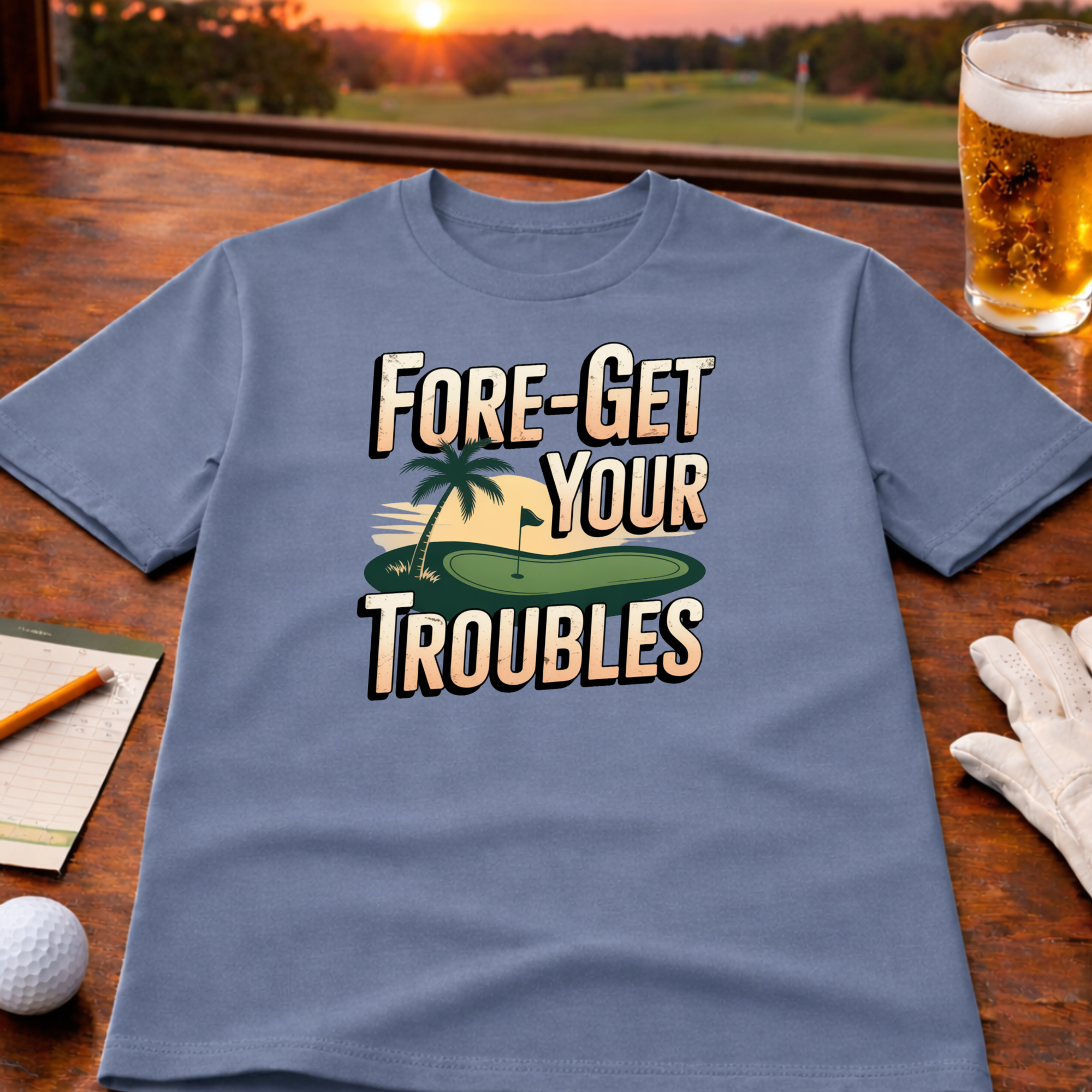 Fore-Get Your Troubles - T-Shirt