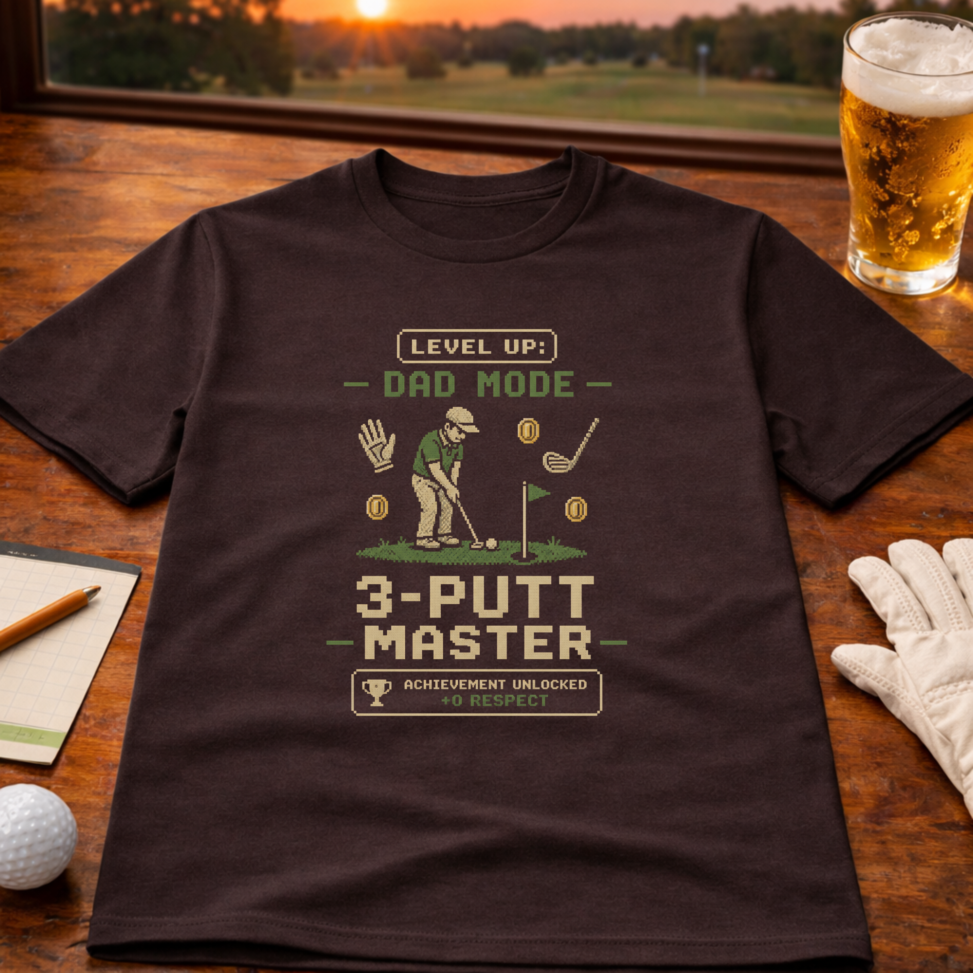 Dad Mode 3 Putt Master T-Shirt