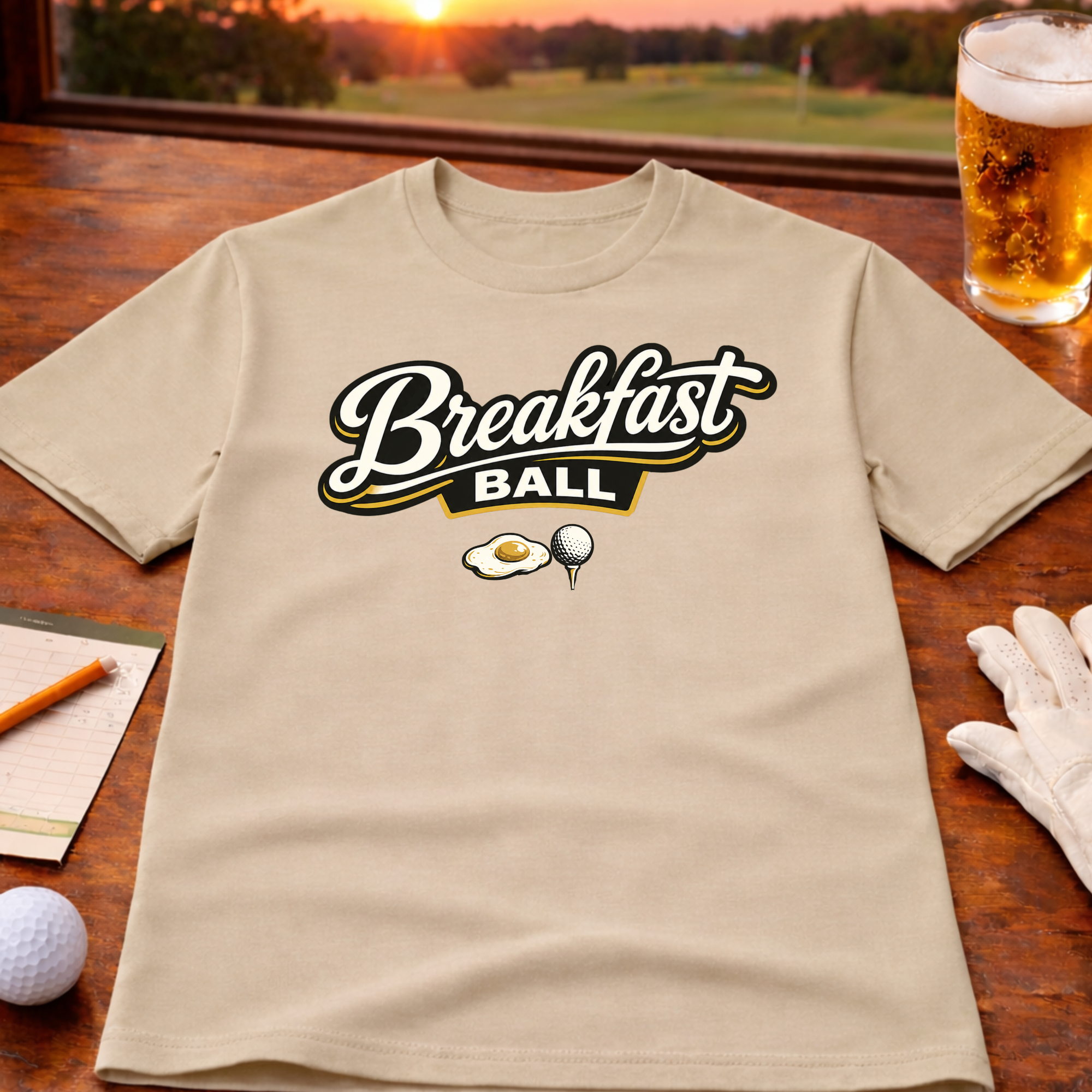 Early Bird Breakfast Ball T-Shirt