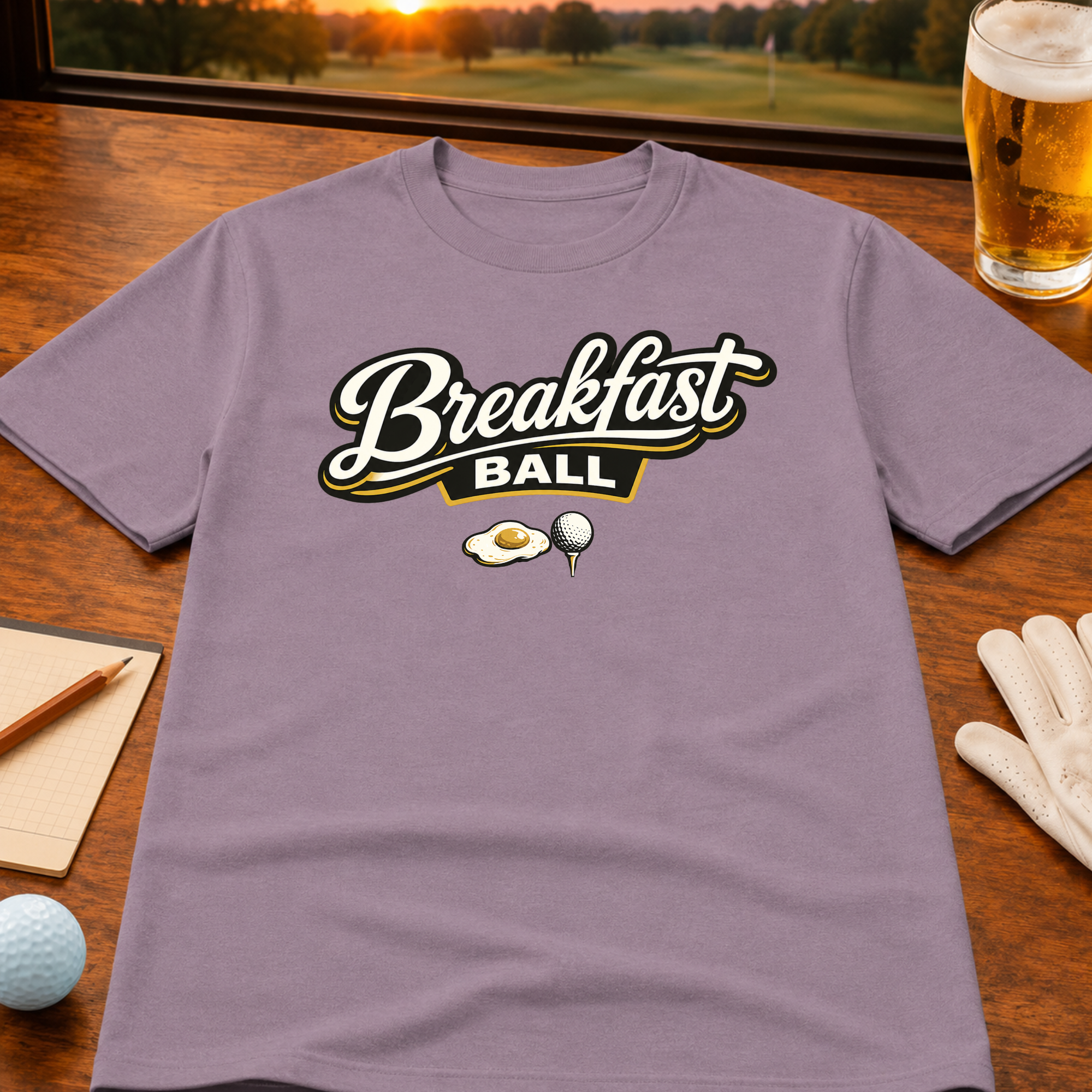 Early Bird Breakfast Ball T-Shirt
