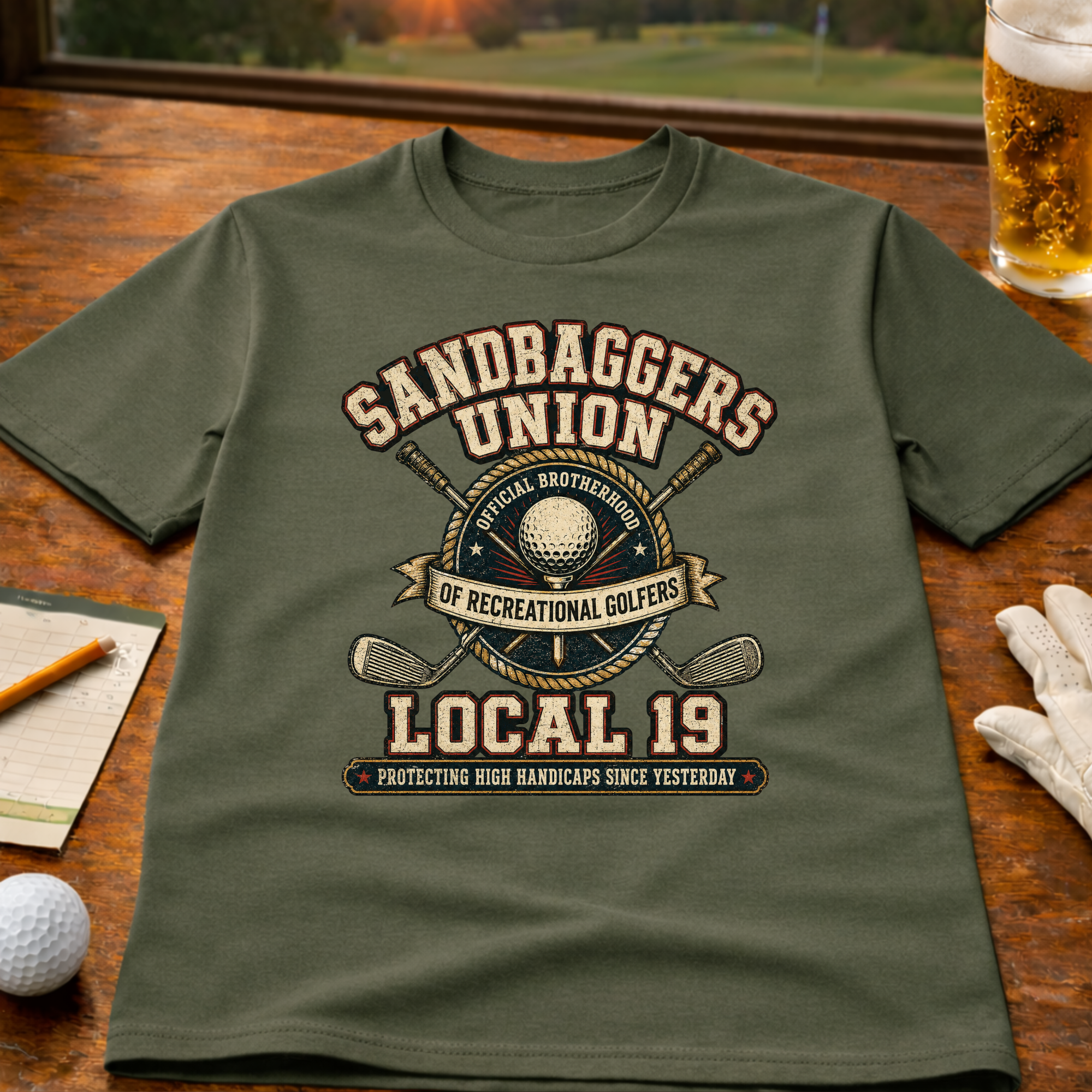 Sandbaggers Union Local 19 T-Shirt