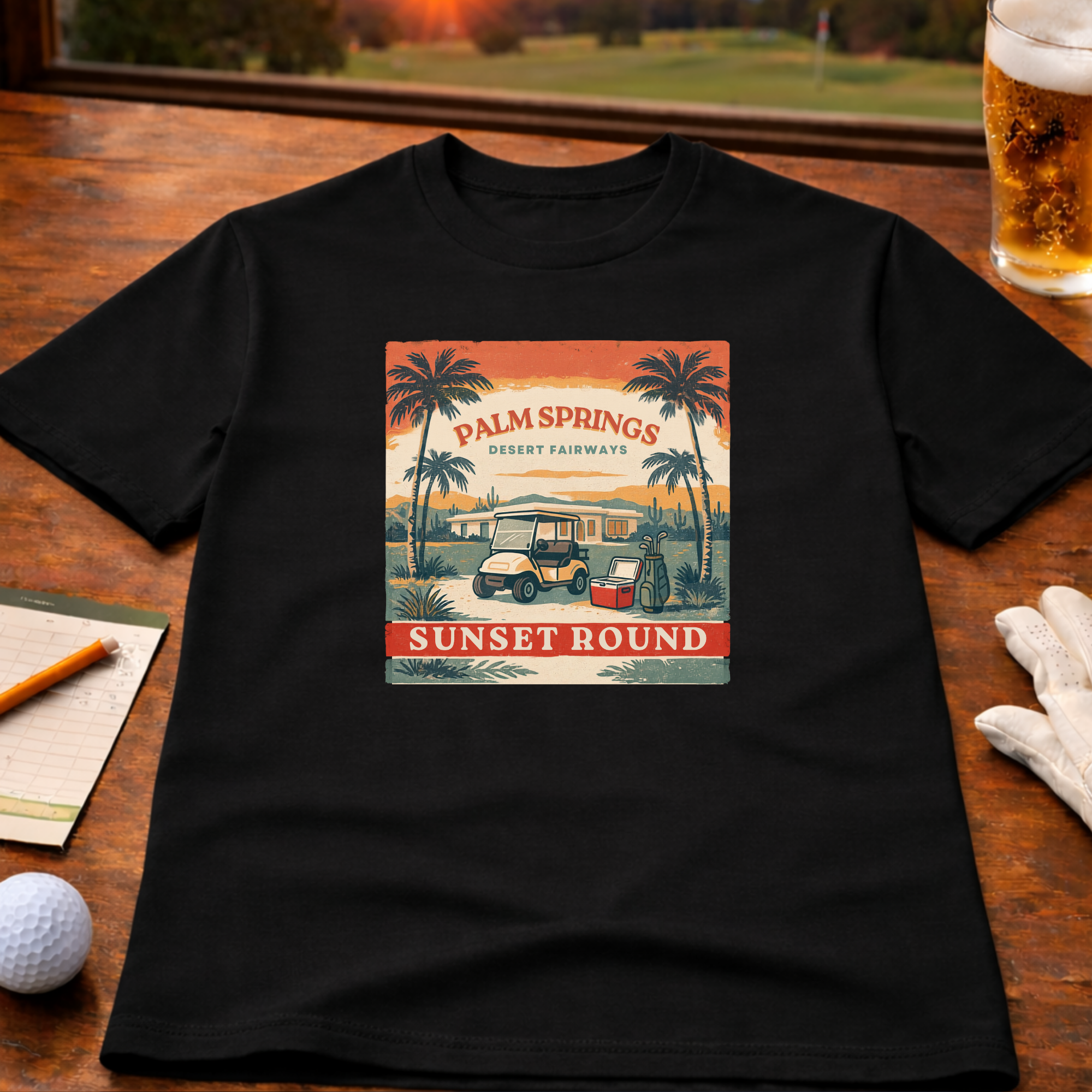 Sunset Round T-Shirt