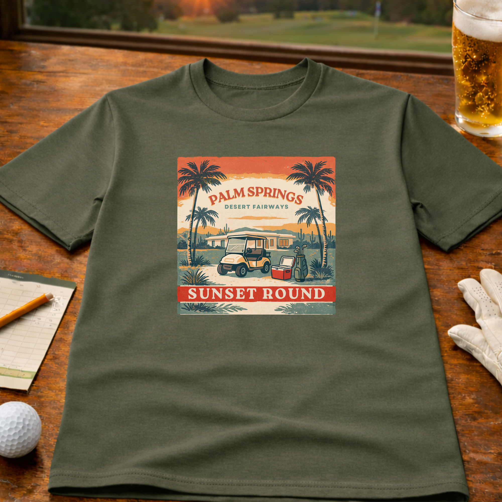 Sunset Round T-Shirt