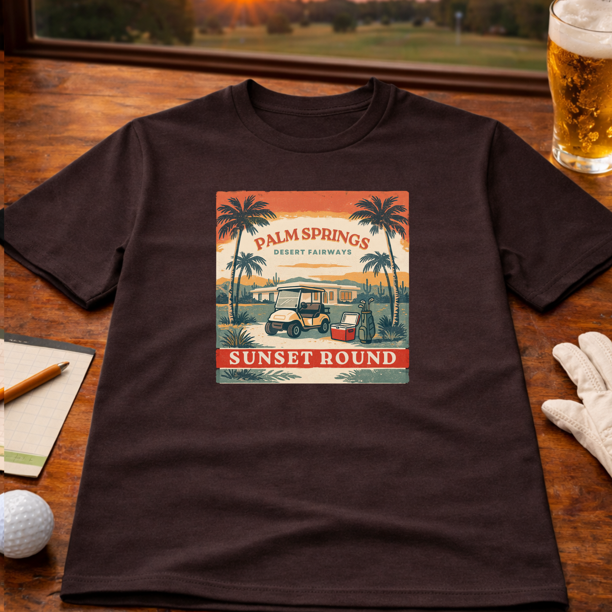 Sunset Round T-Shirt