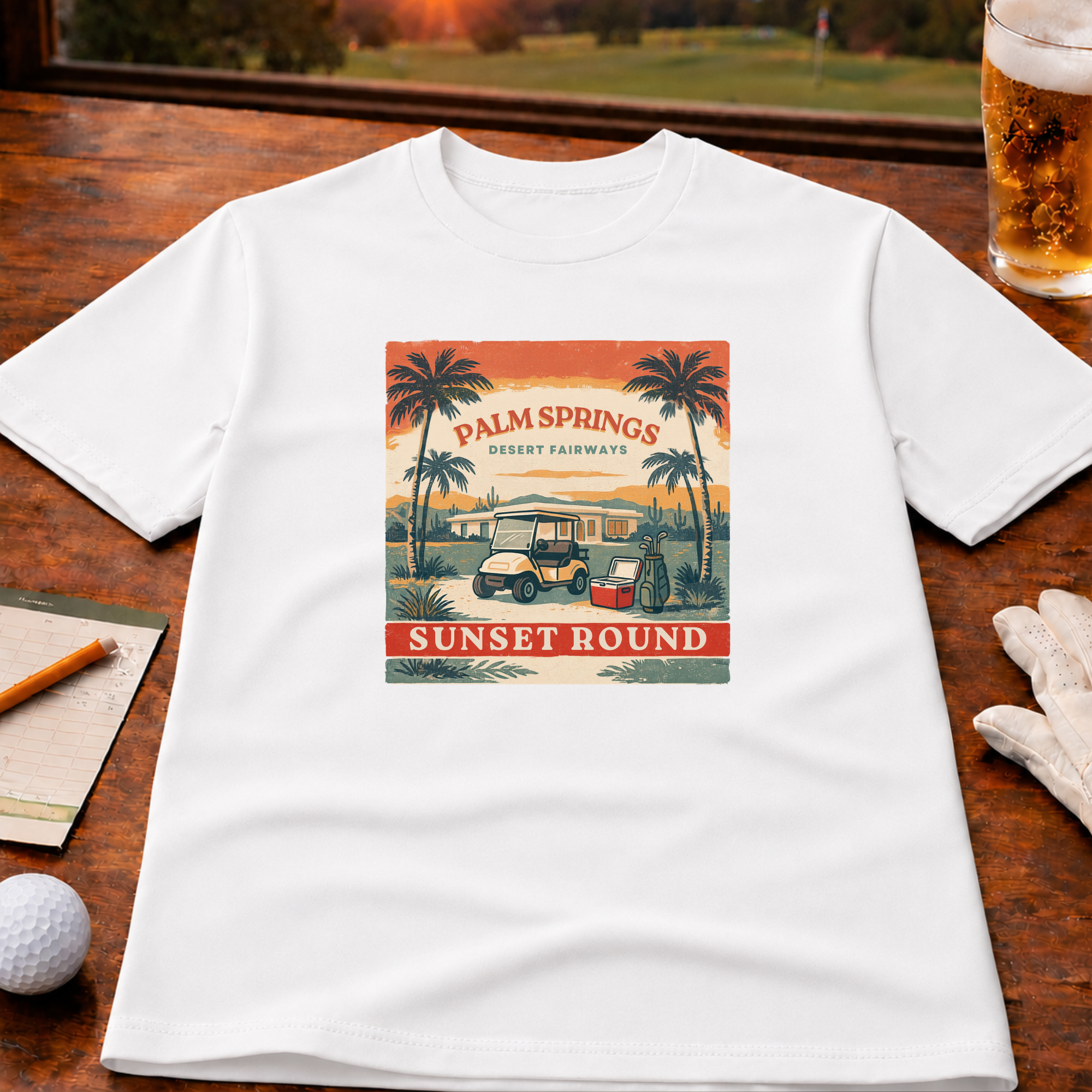 Sunset Round T-Shirt