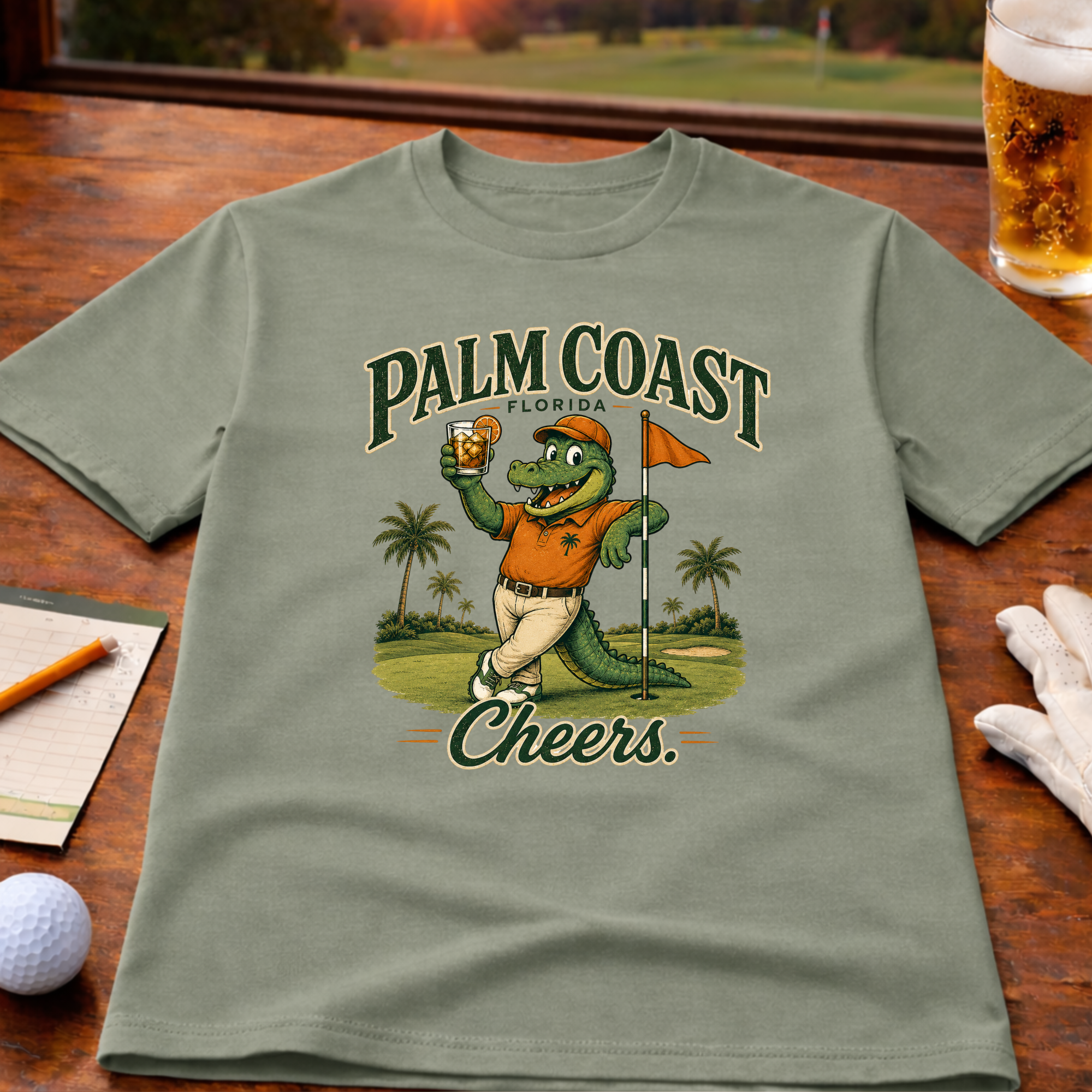Palm Coast Cheers Golf T-Shirt