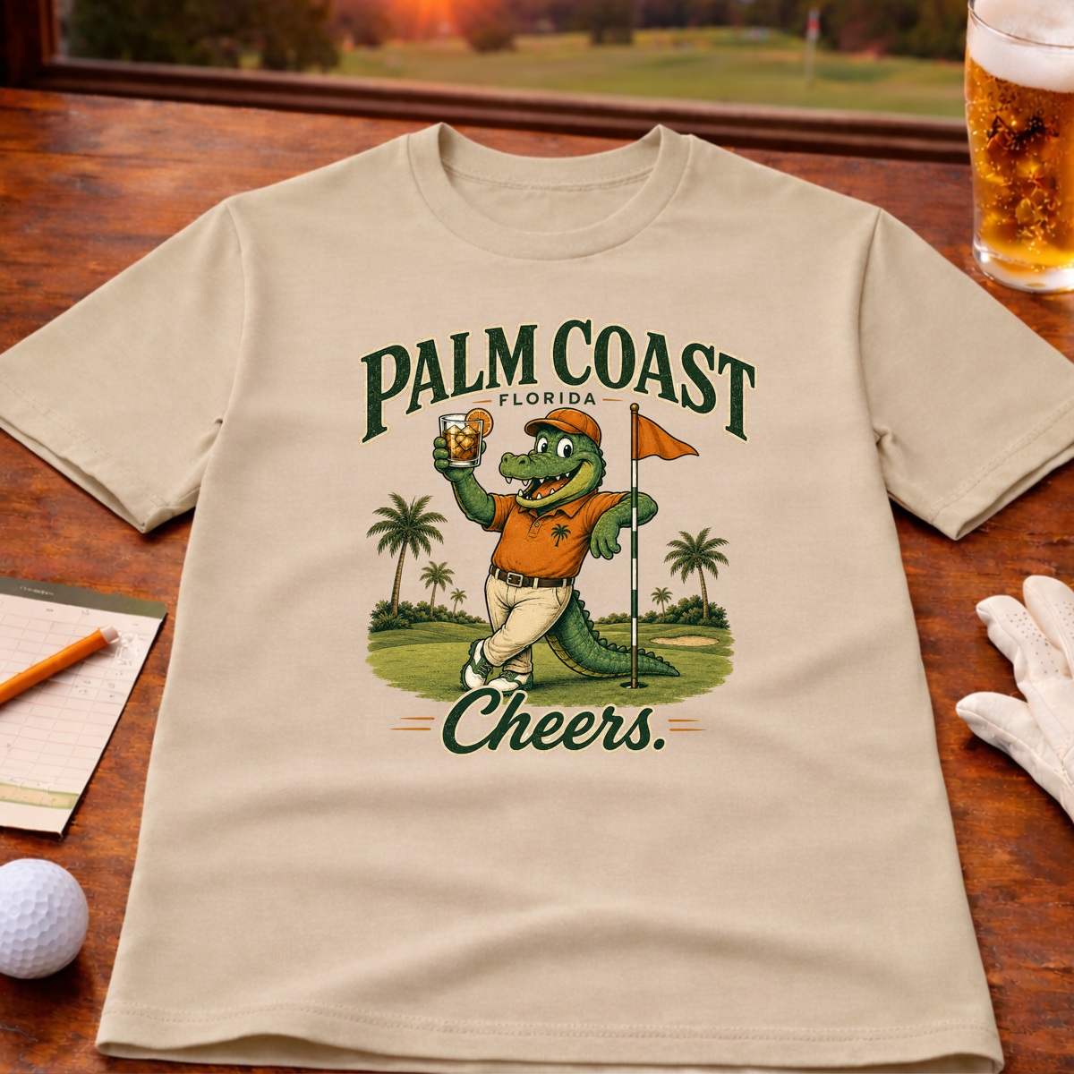 Palm Coast Cheers Golf T-Shirt