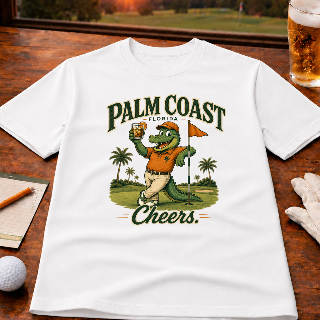 Palm Coast Cheers Golf T-Shirt