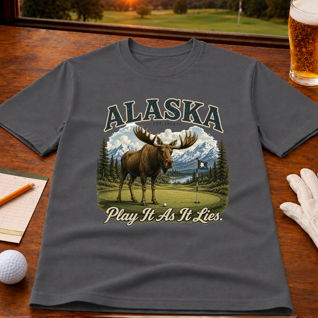 Play It As It Lies - Alaska Edition Golf T-Shirt