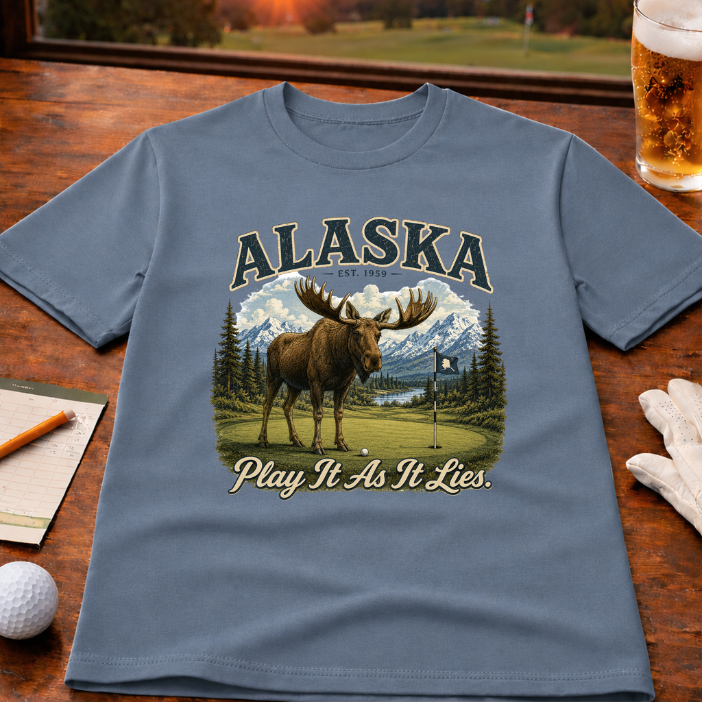 Play It As It Lies - Alaska Edition Golf T-Shirt