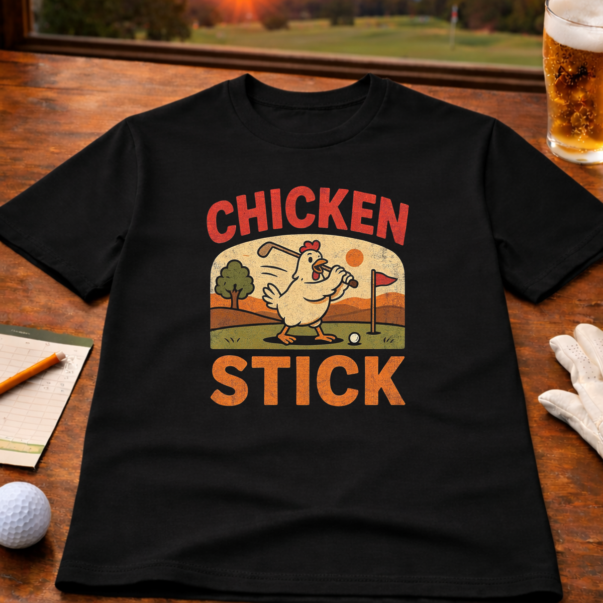 Chicken Stick Golf T-Shirt