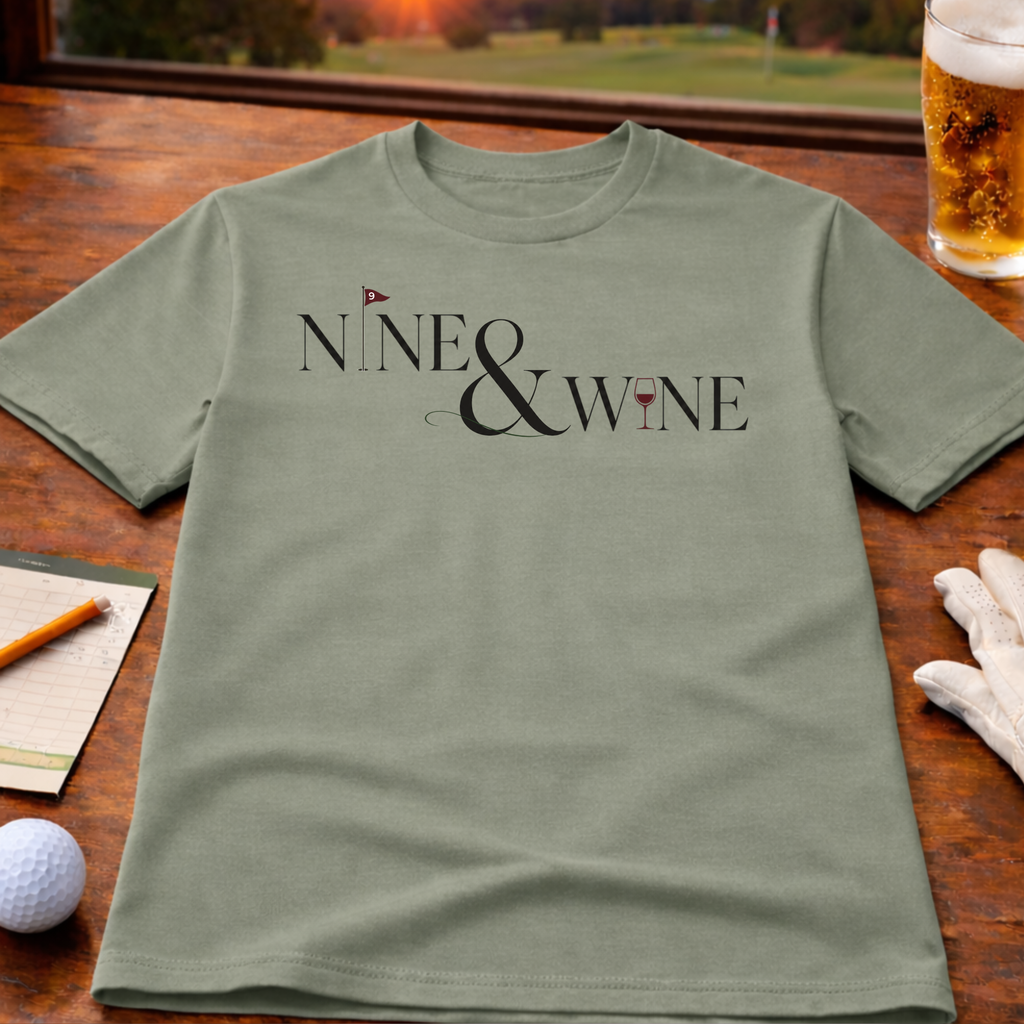 Nine & Wine Golf T-Shirt