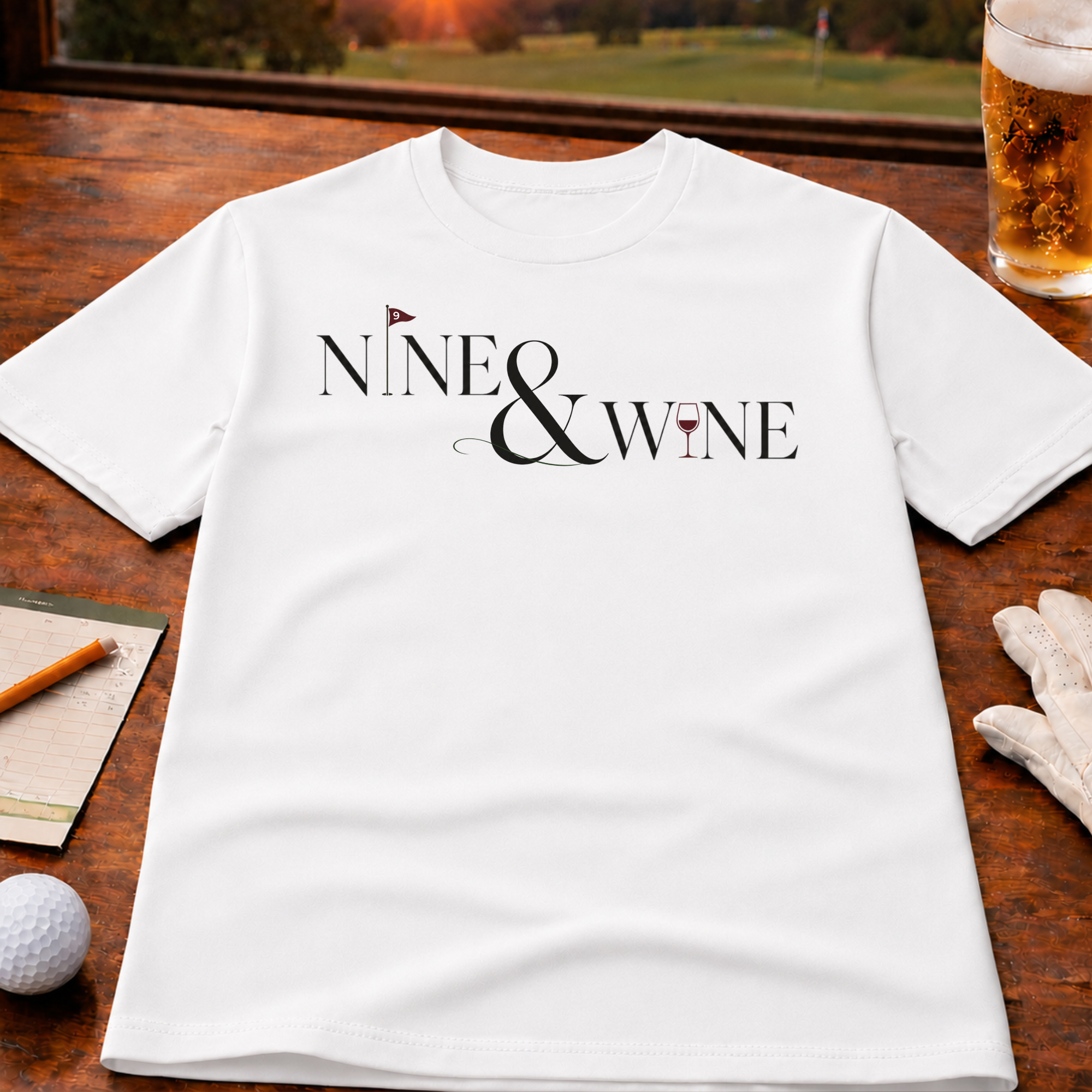 Nine & Wine Golf T-Shirt