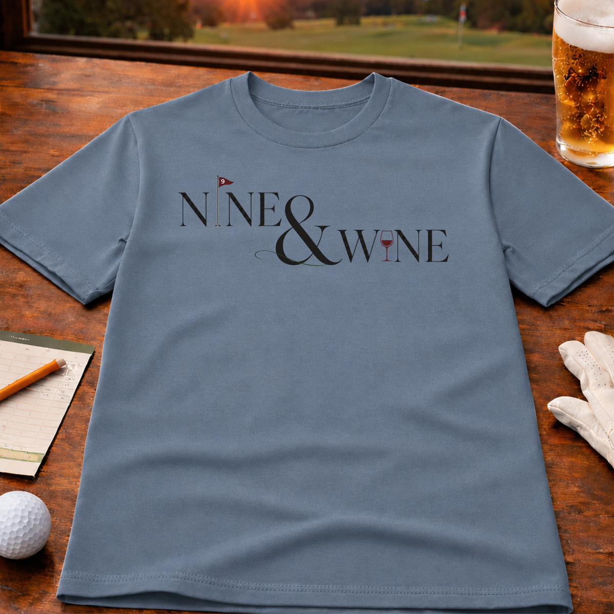 Nine & Wine Golf T-Shirt