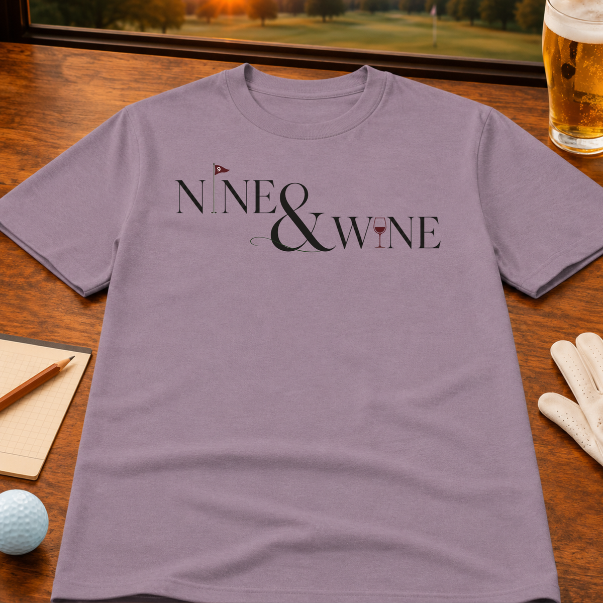 Nine & Wine Golf T-Shirt