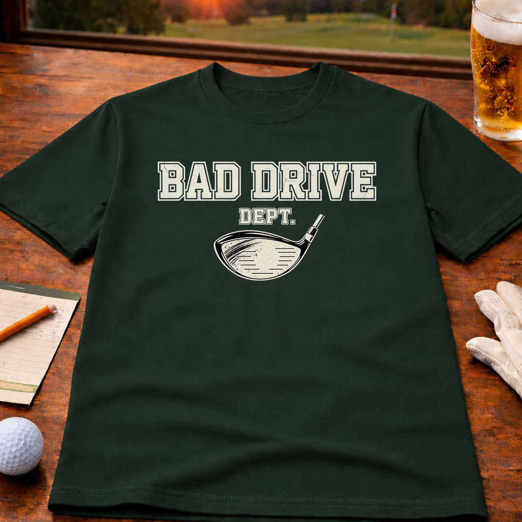 Bad Drive Dept. Golf T-Shirt