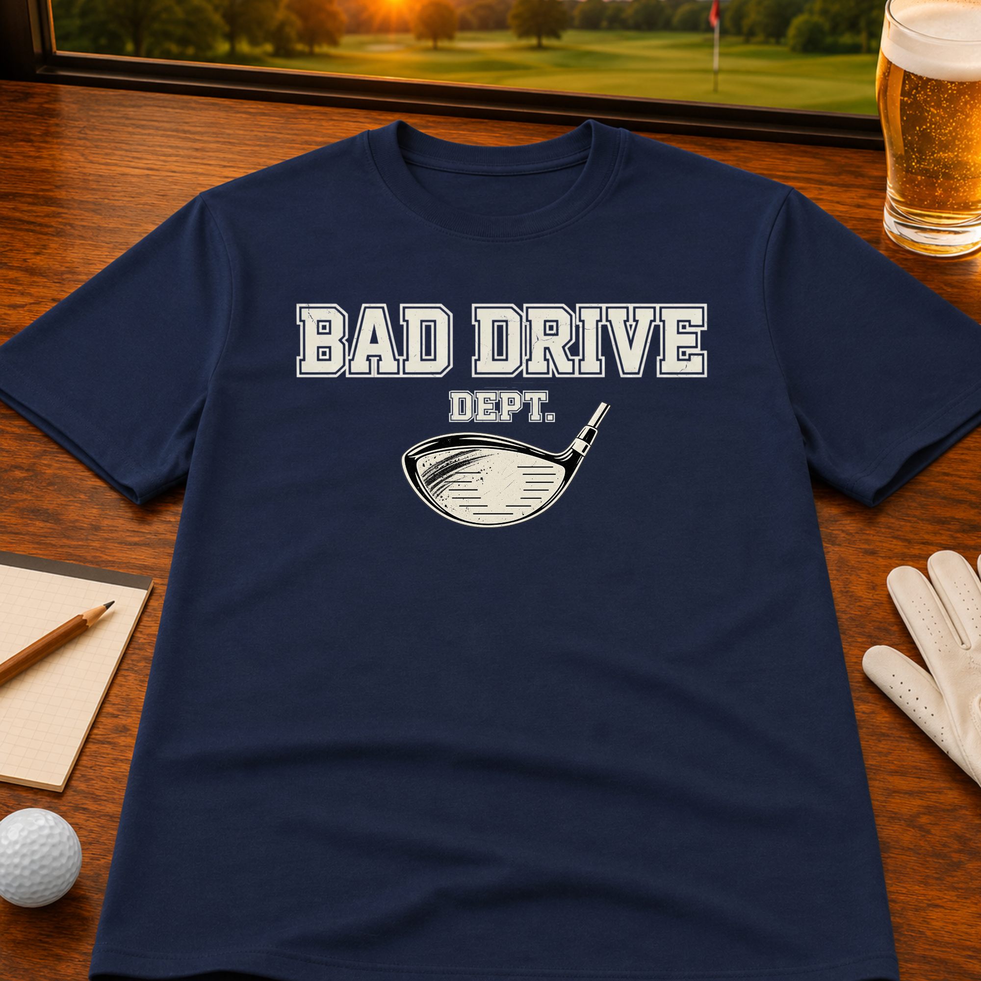 Bad Drive Dept. Golf T-Shirt