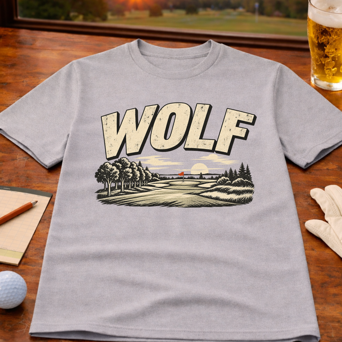 Wolf Golf T-Shirt
