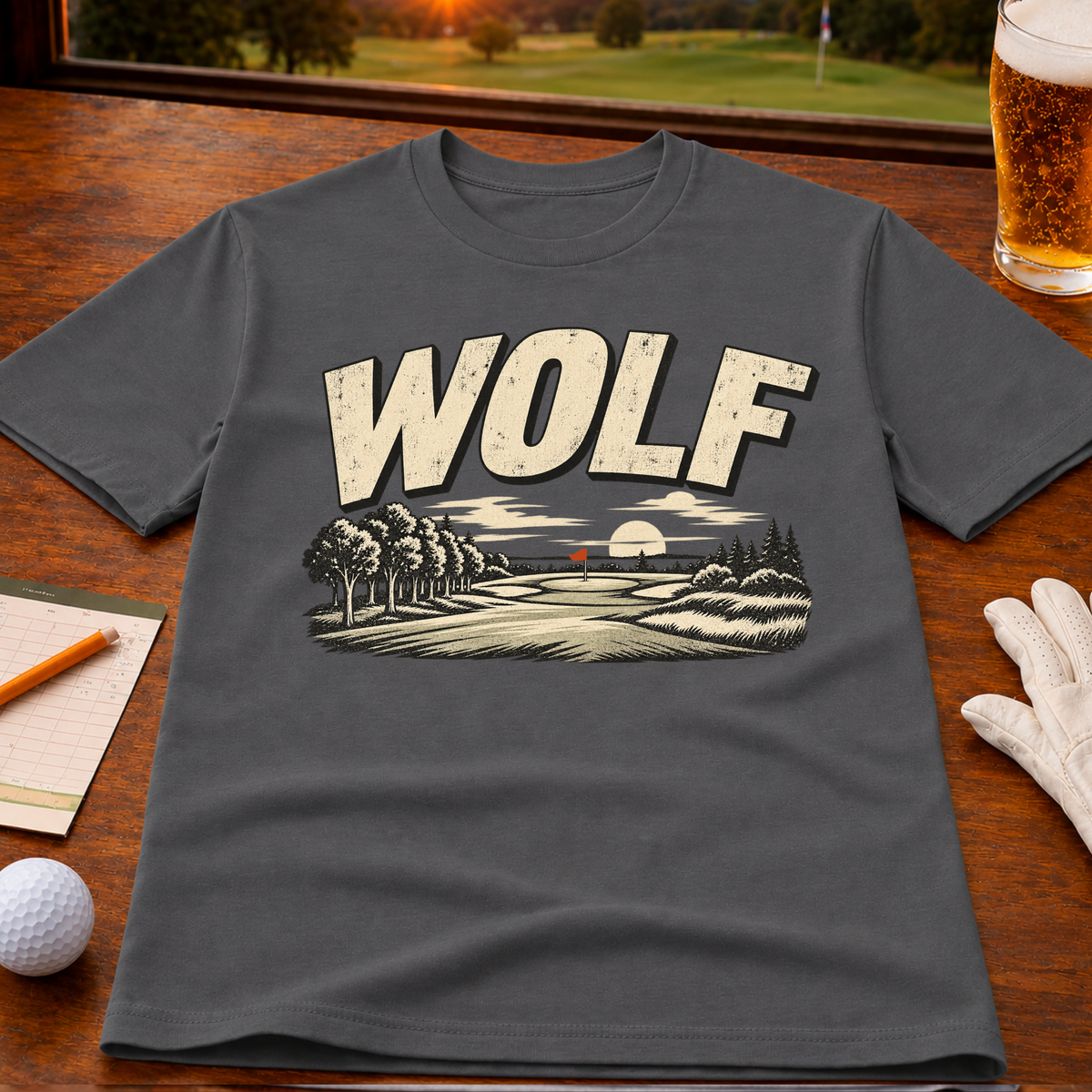 Wolf Golf T-Shirt