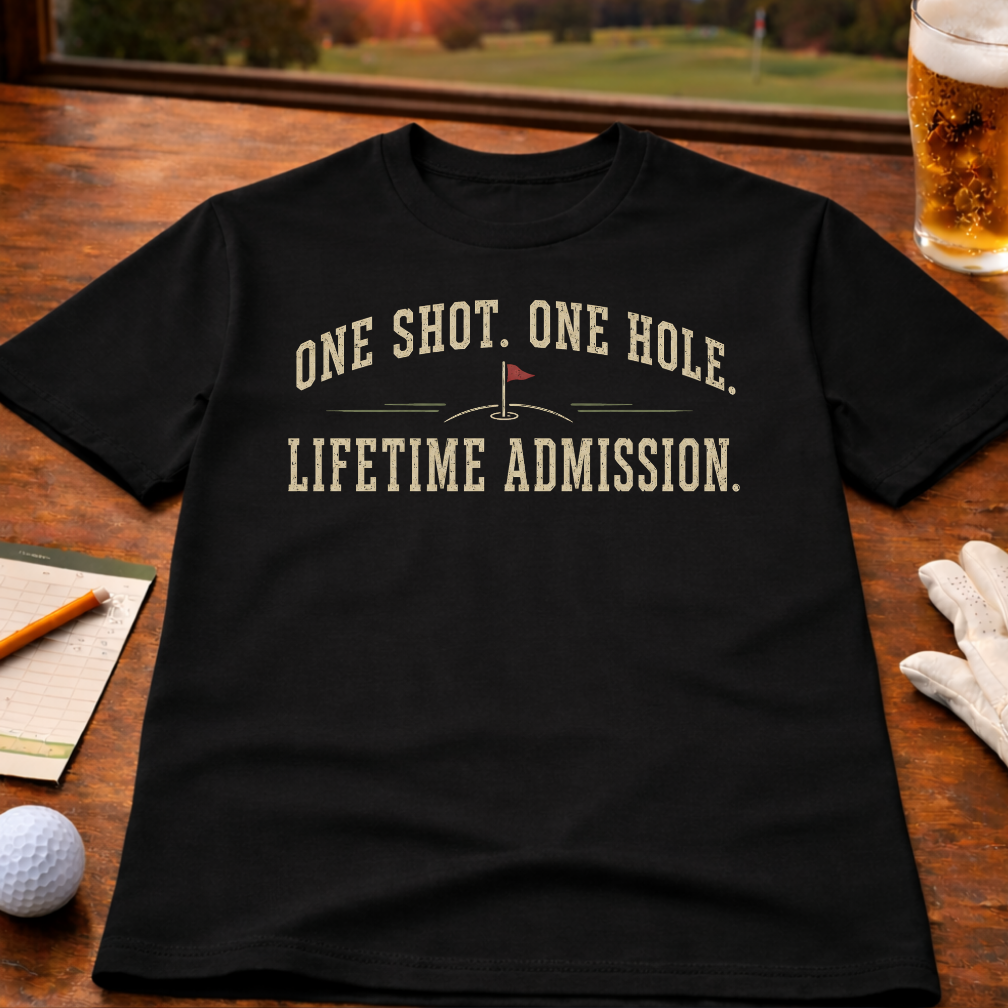 One Shot One Hole Golf T-Shirt