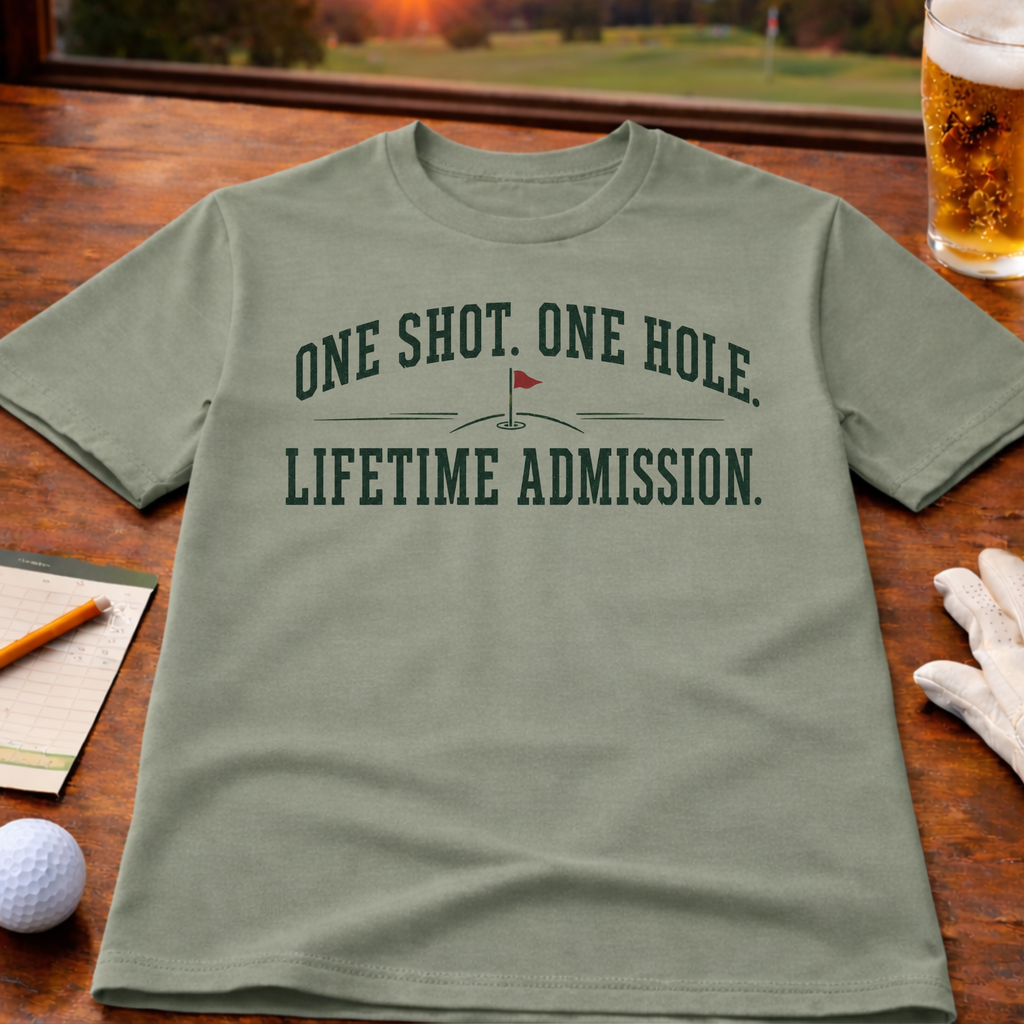 One Shot One Hole Golf T-Shirt