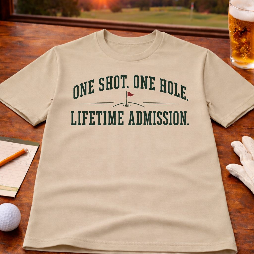 One Shot One Hole Golf T-Shirt