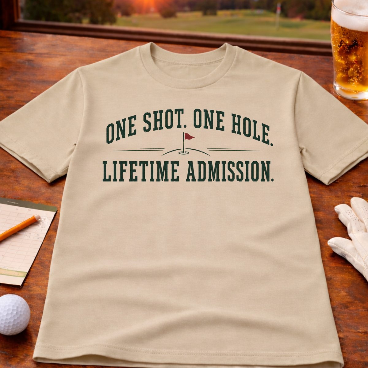 One Shot One Hole Golf T-Shirt