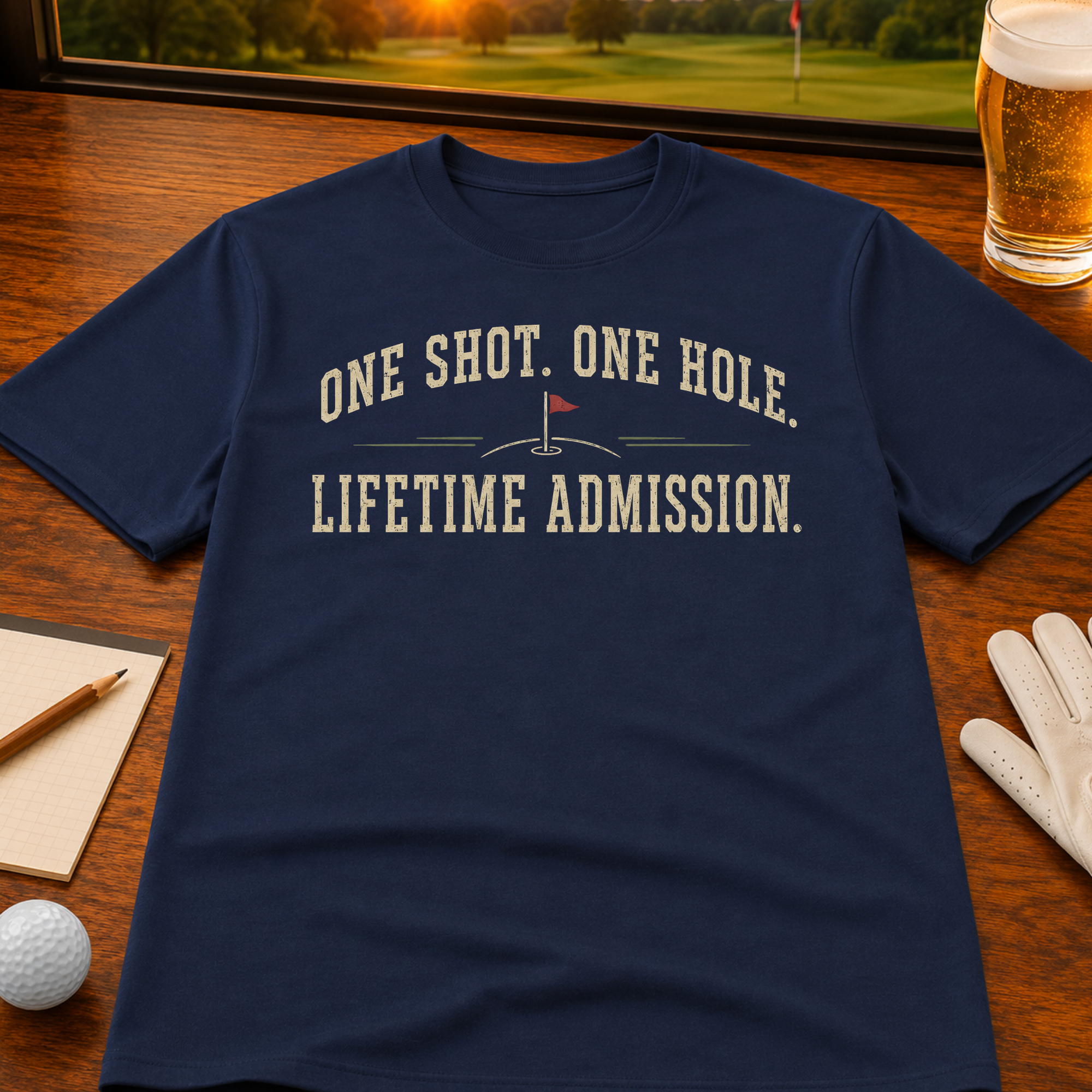 One Shot One Hole Golf T-Shirt