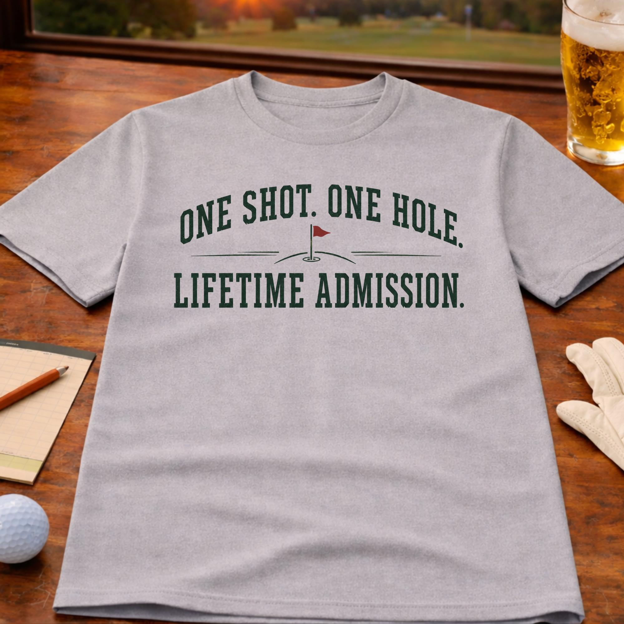 One Shot One Hole Golf T-Shirt