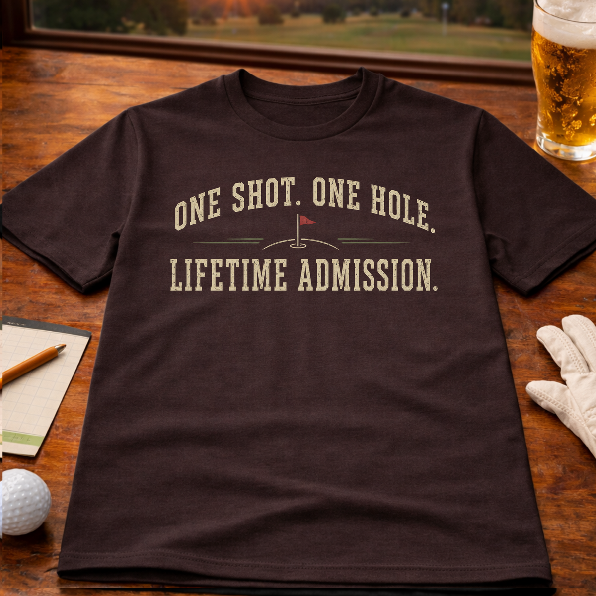 One Shot One Hole Golf T-Shirt