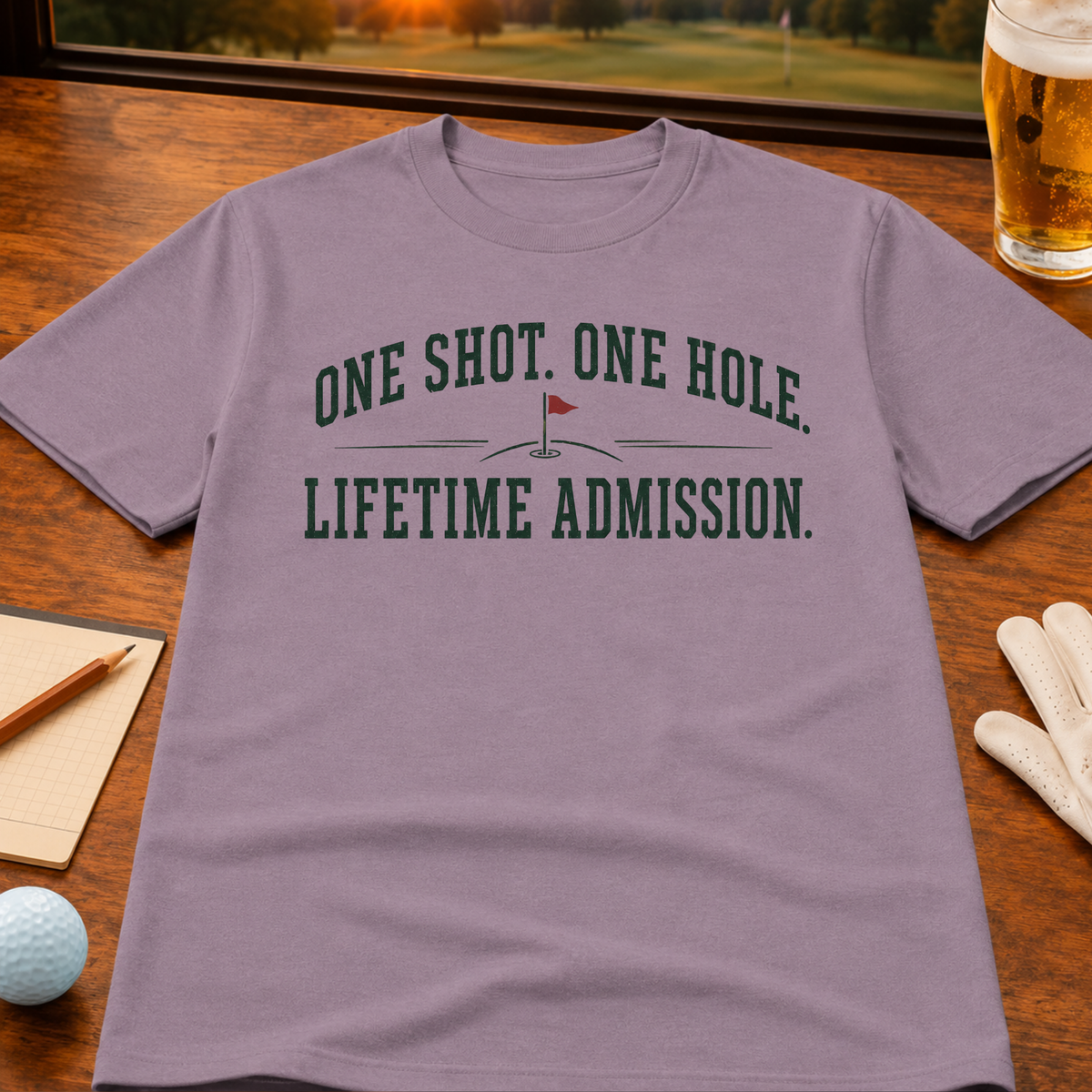 One Shot One Hole Golf T-Shirt