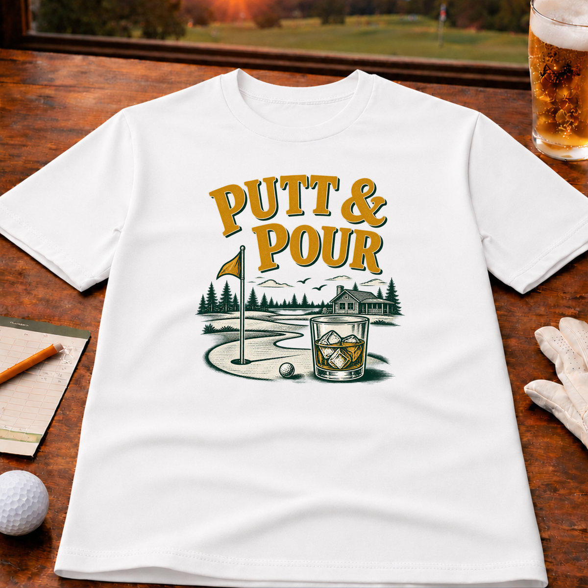 Putt & Pour Golf T-Shirt