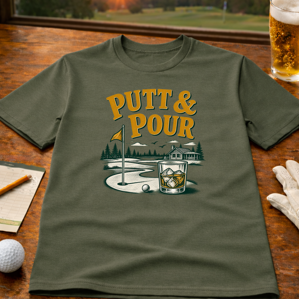 Putt & Pour Golf T-Shirt