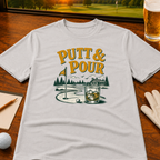 Putt & Pour Golf T-Shirt